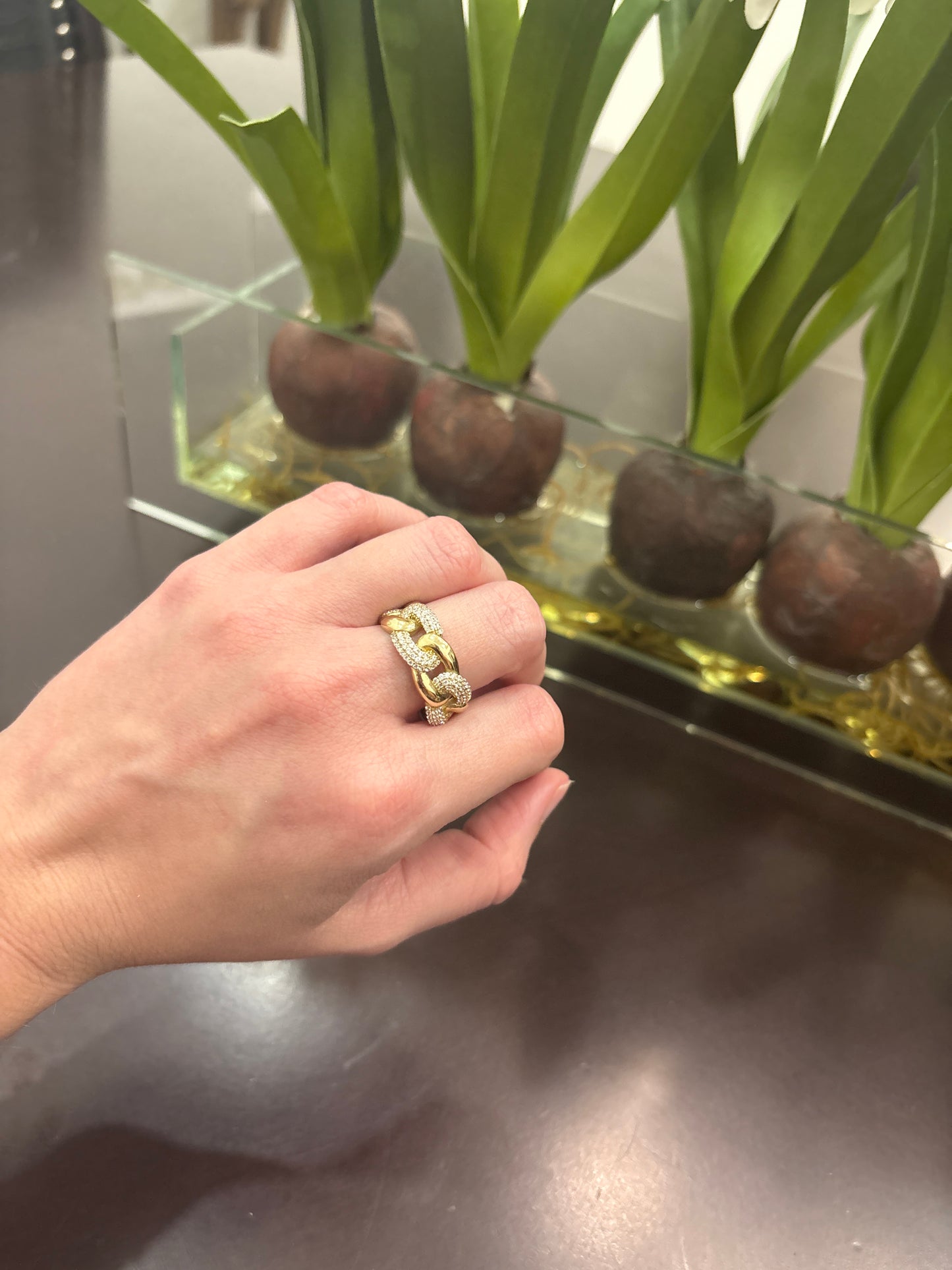 10K Cuban Link Ring