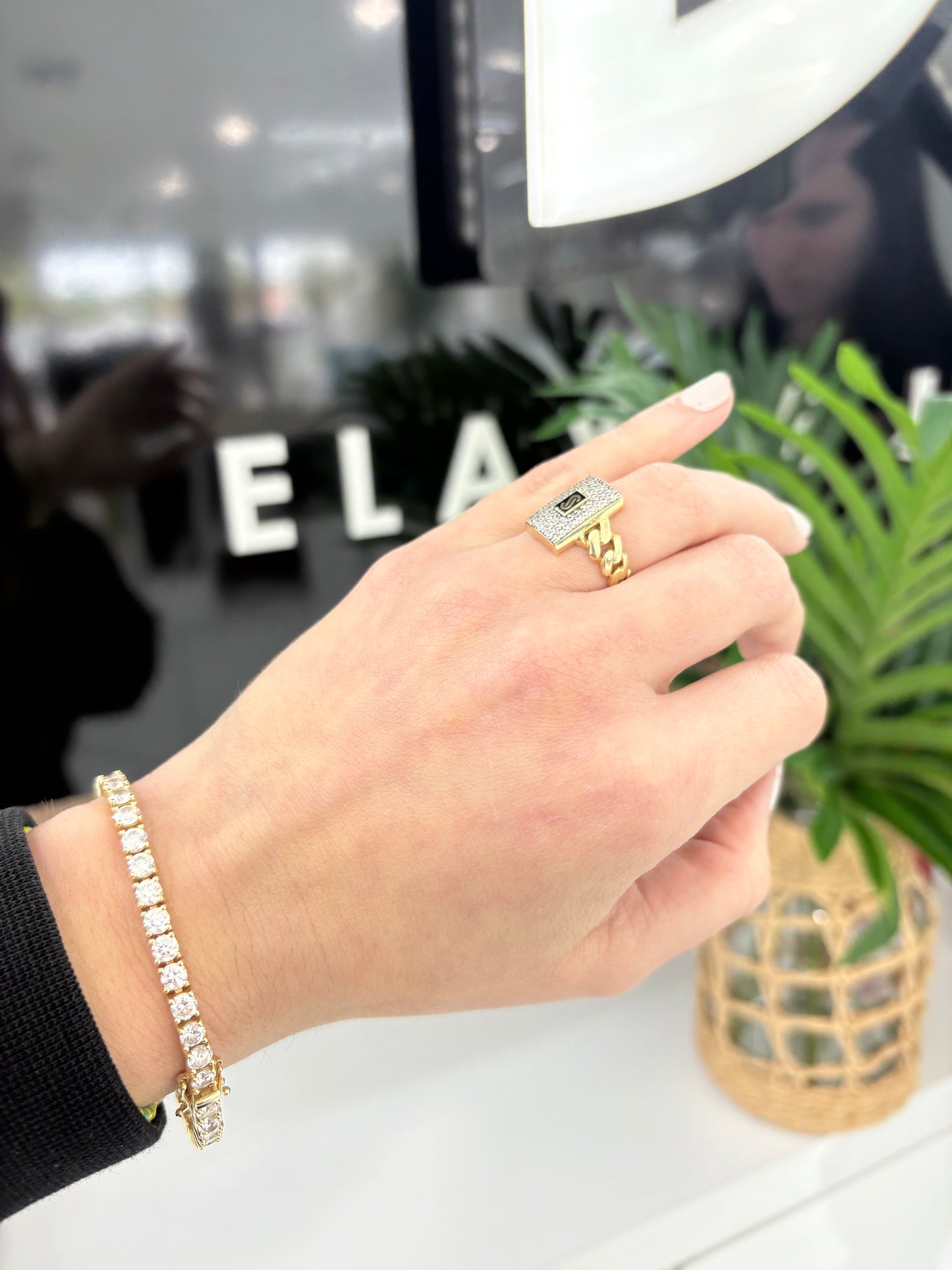 10K Monaco Ring