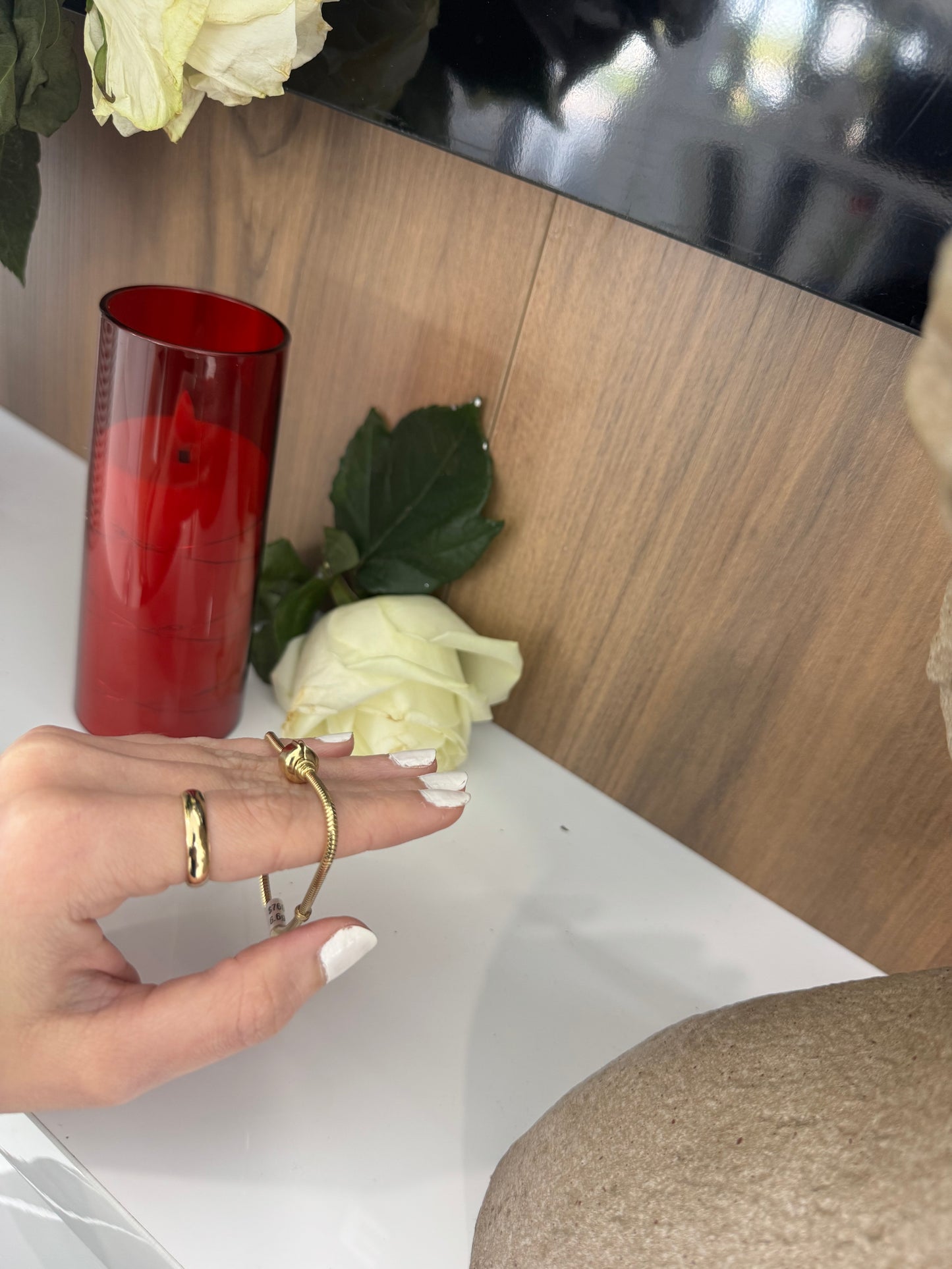 10K Plain Pando Bracelet