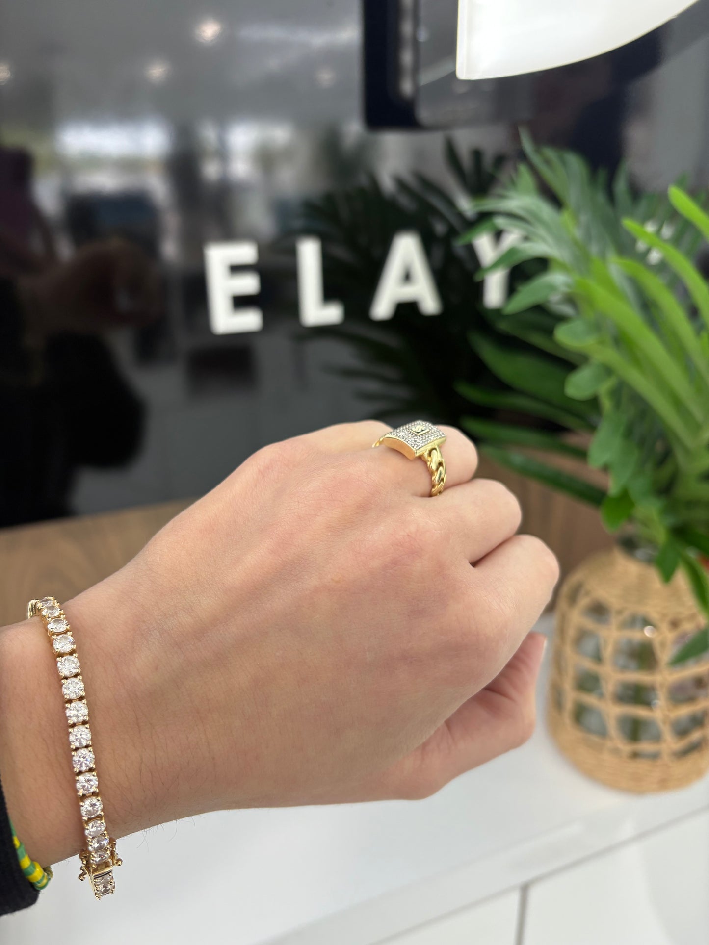 10K Monaco Ring