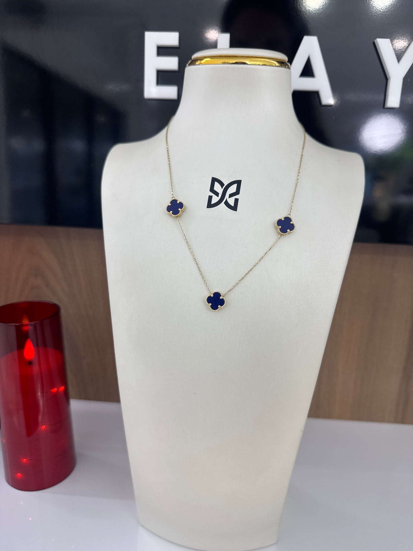 14K 3 Flower Chain
