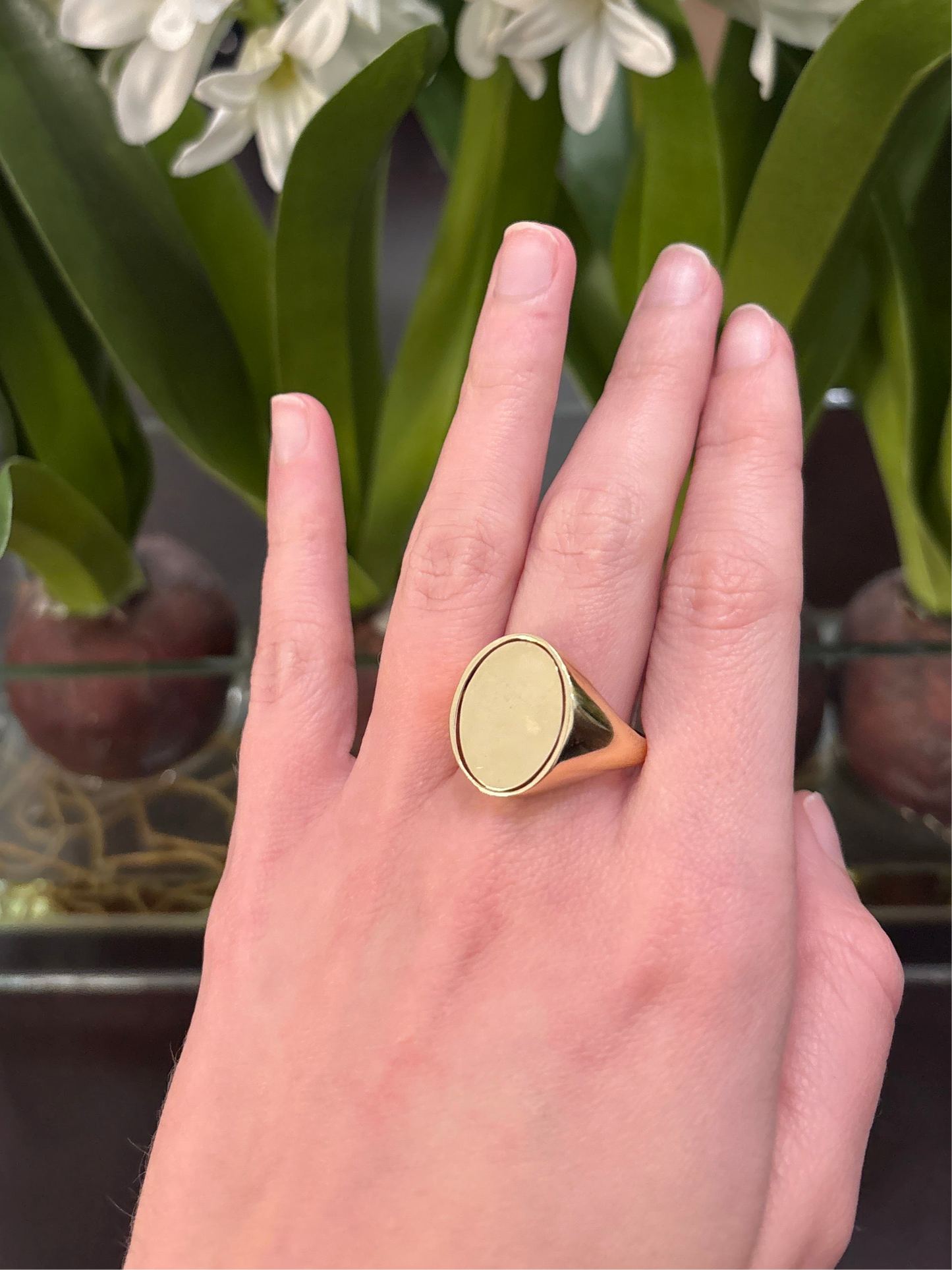 14K Lion Ring