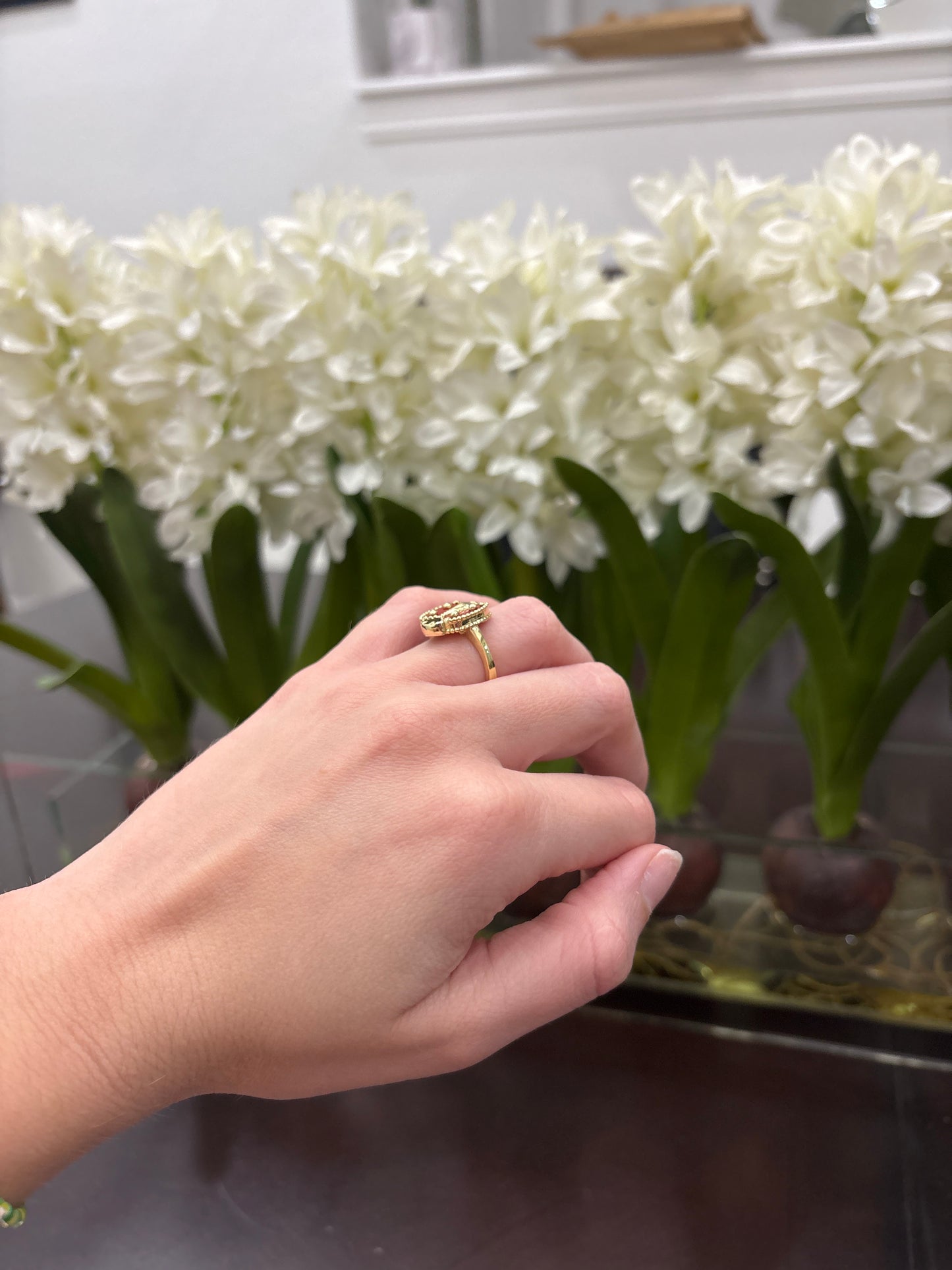 14K Butterfly Ring