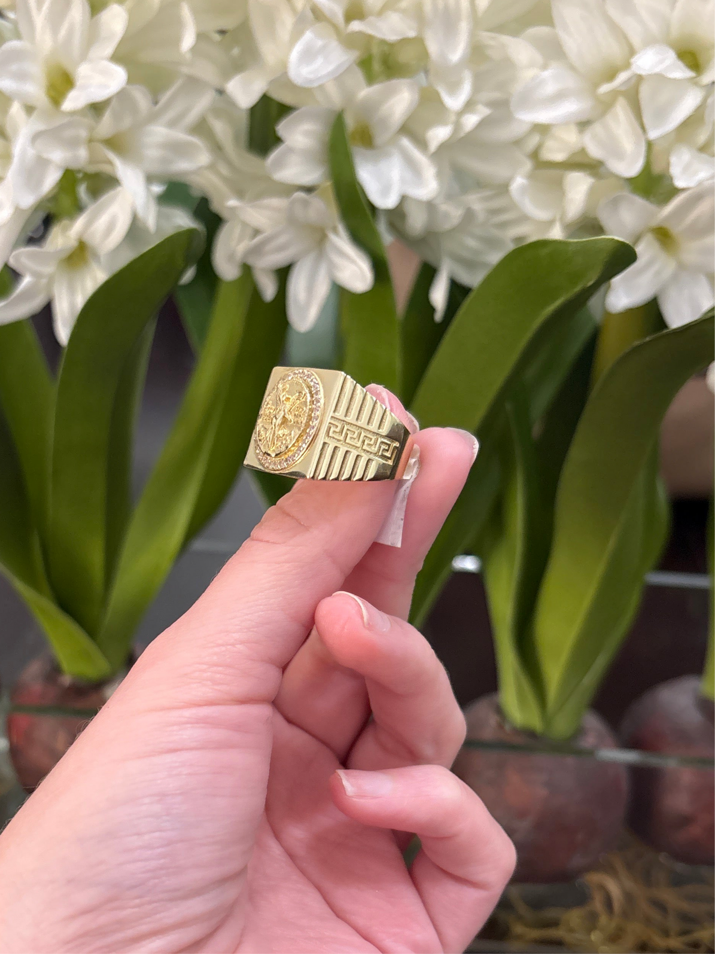 14K Centenario Ring