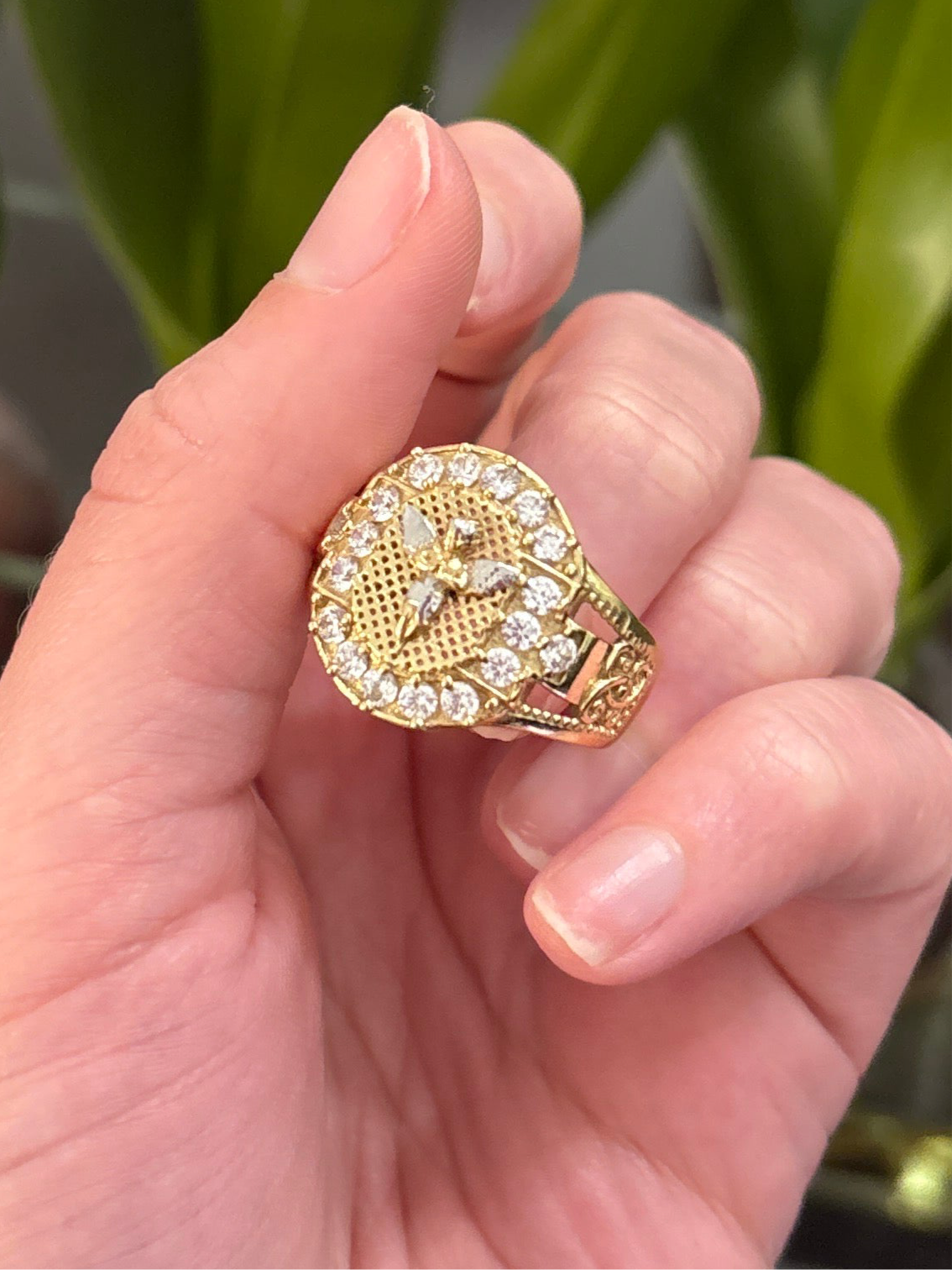 14K Angel Ring