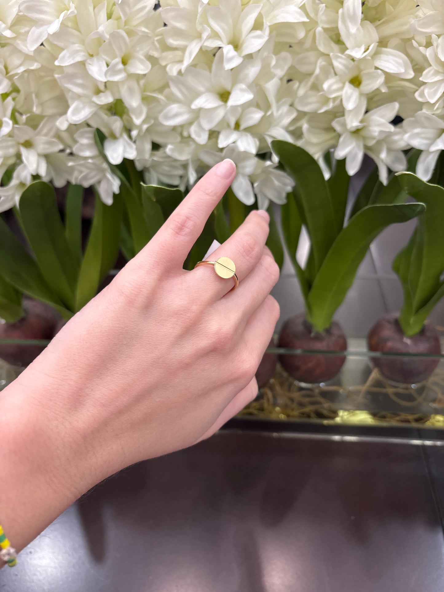 14K Circle Ring