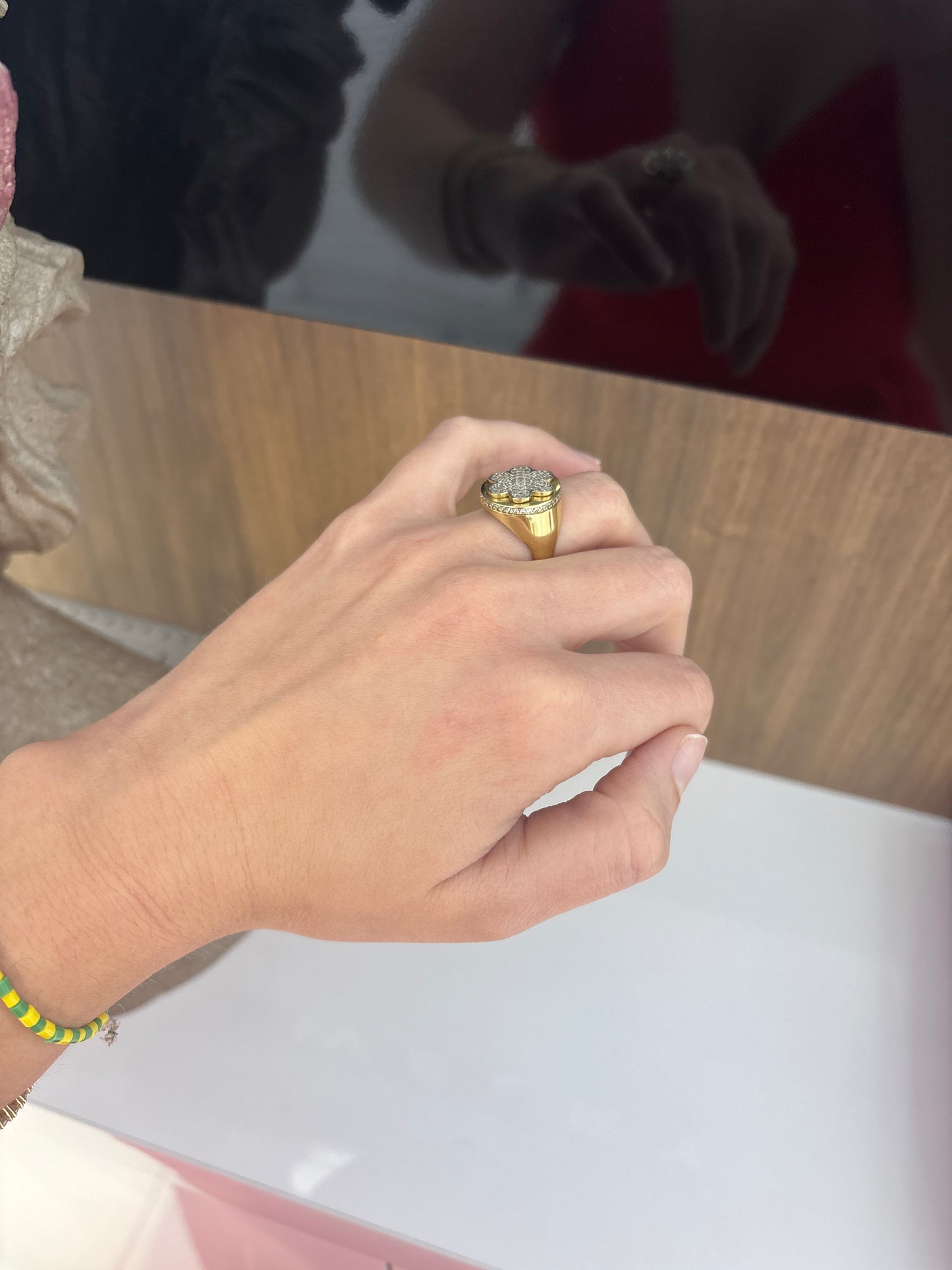 10K Flower Ring