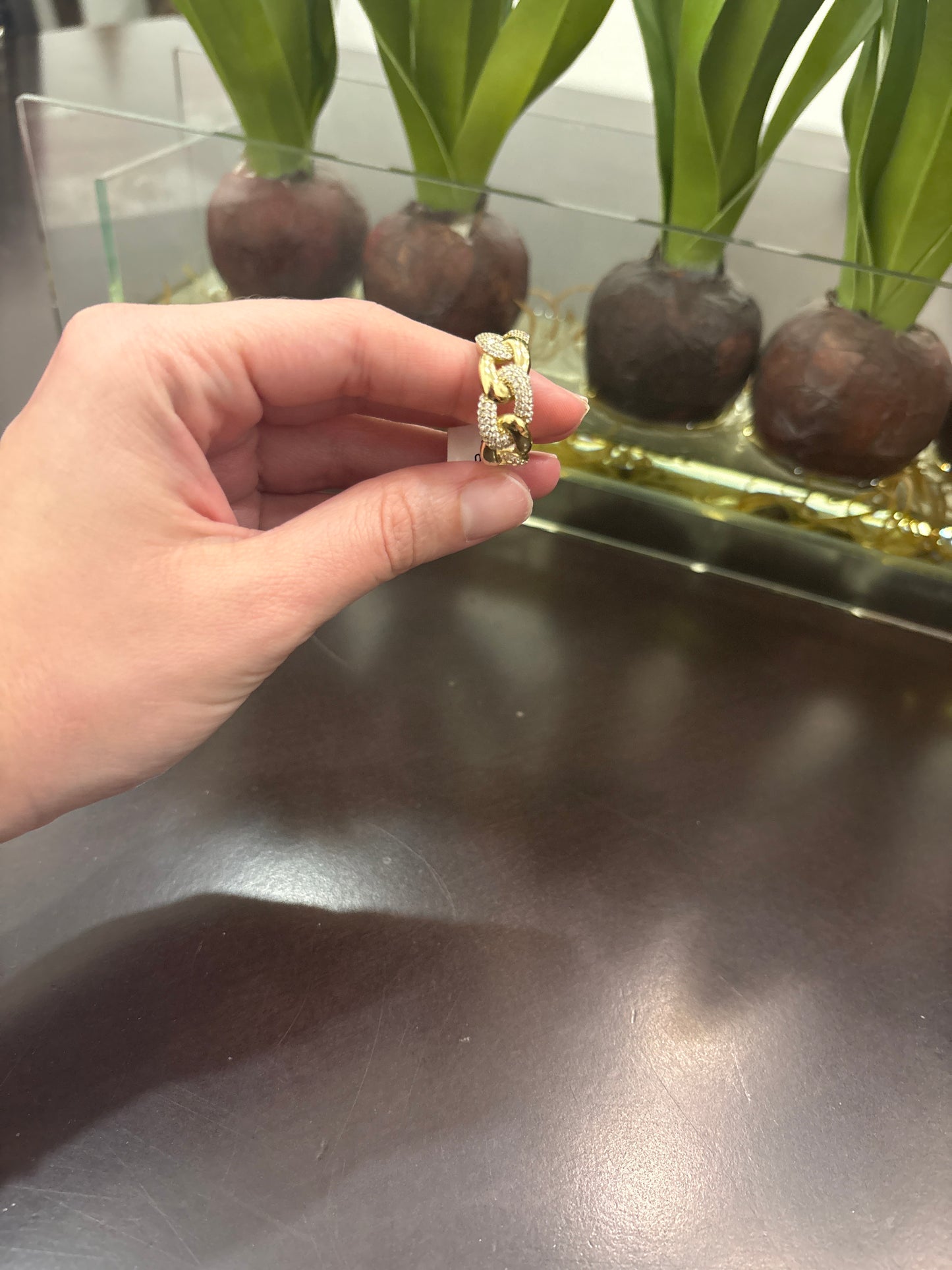 10K Cuban Link Ring