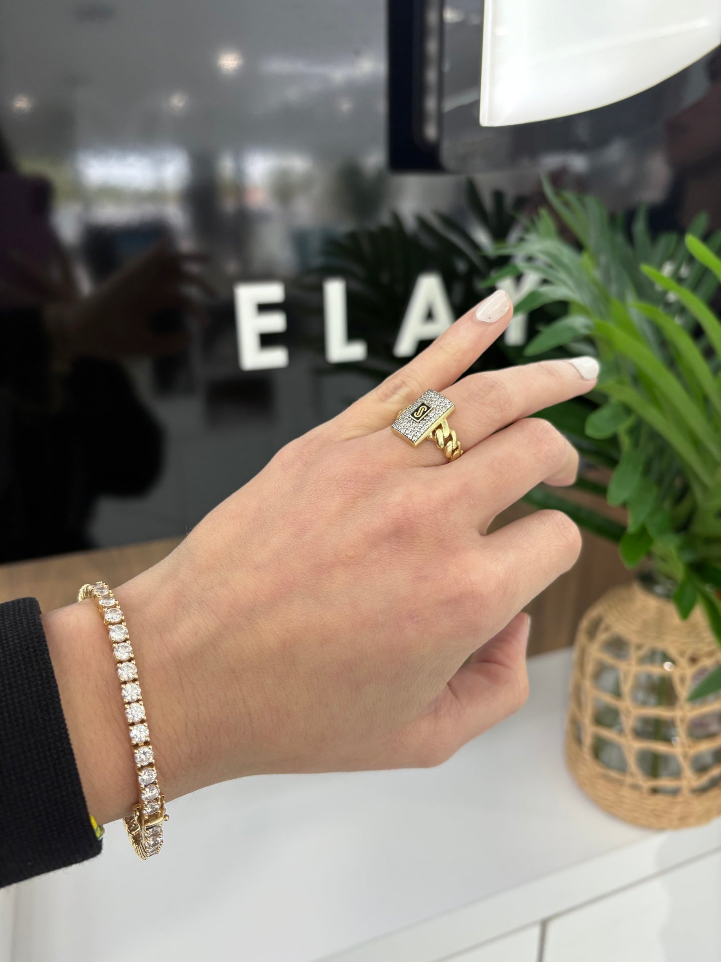 10K Monaco Ring