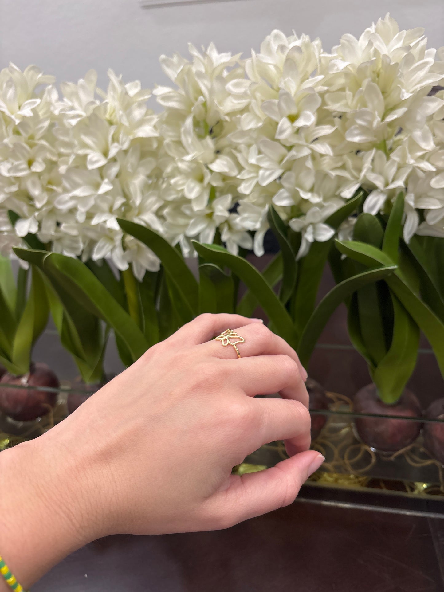 14K Butterfly Ring