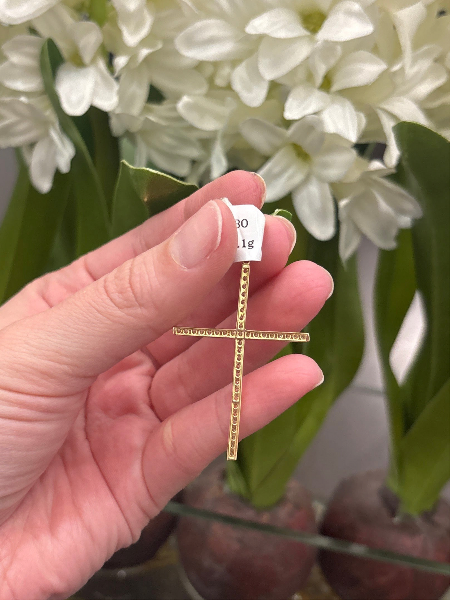 Sale Promo 10K Cross Charm