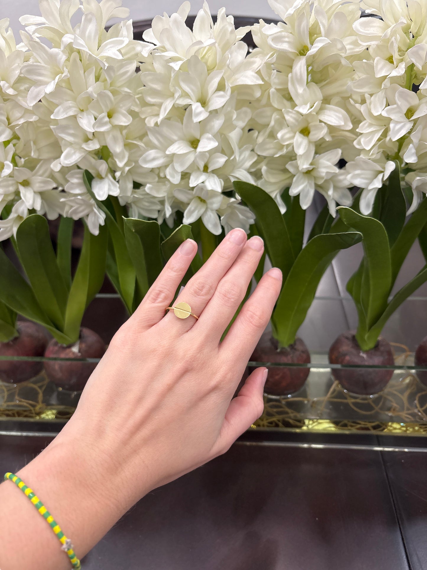 14K Circle Ring
