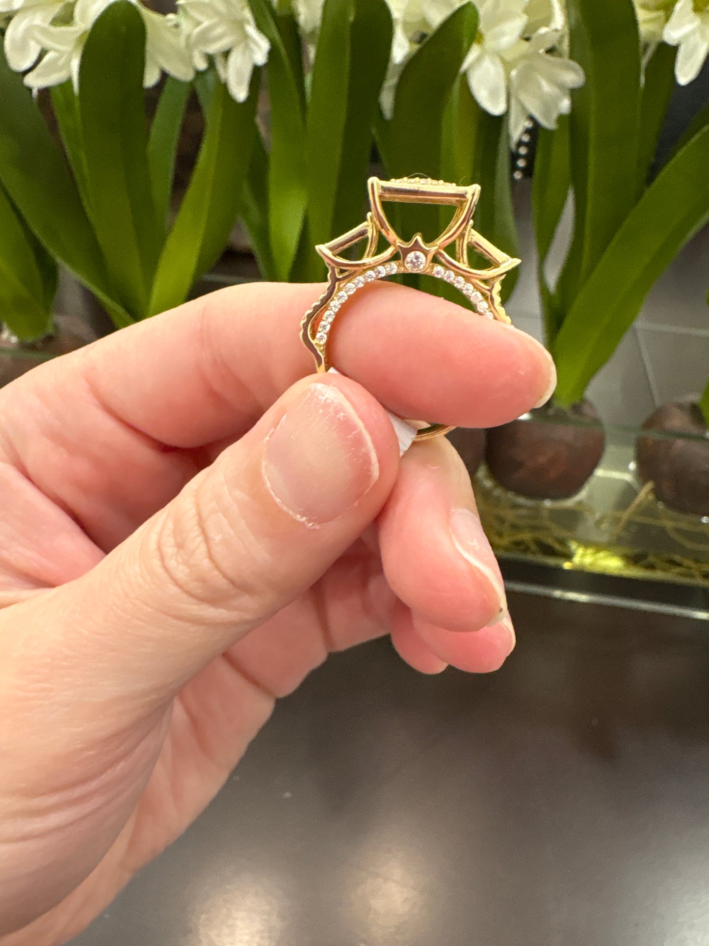 14K Princess Women Ring