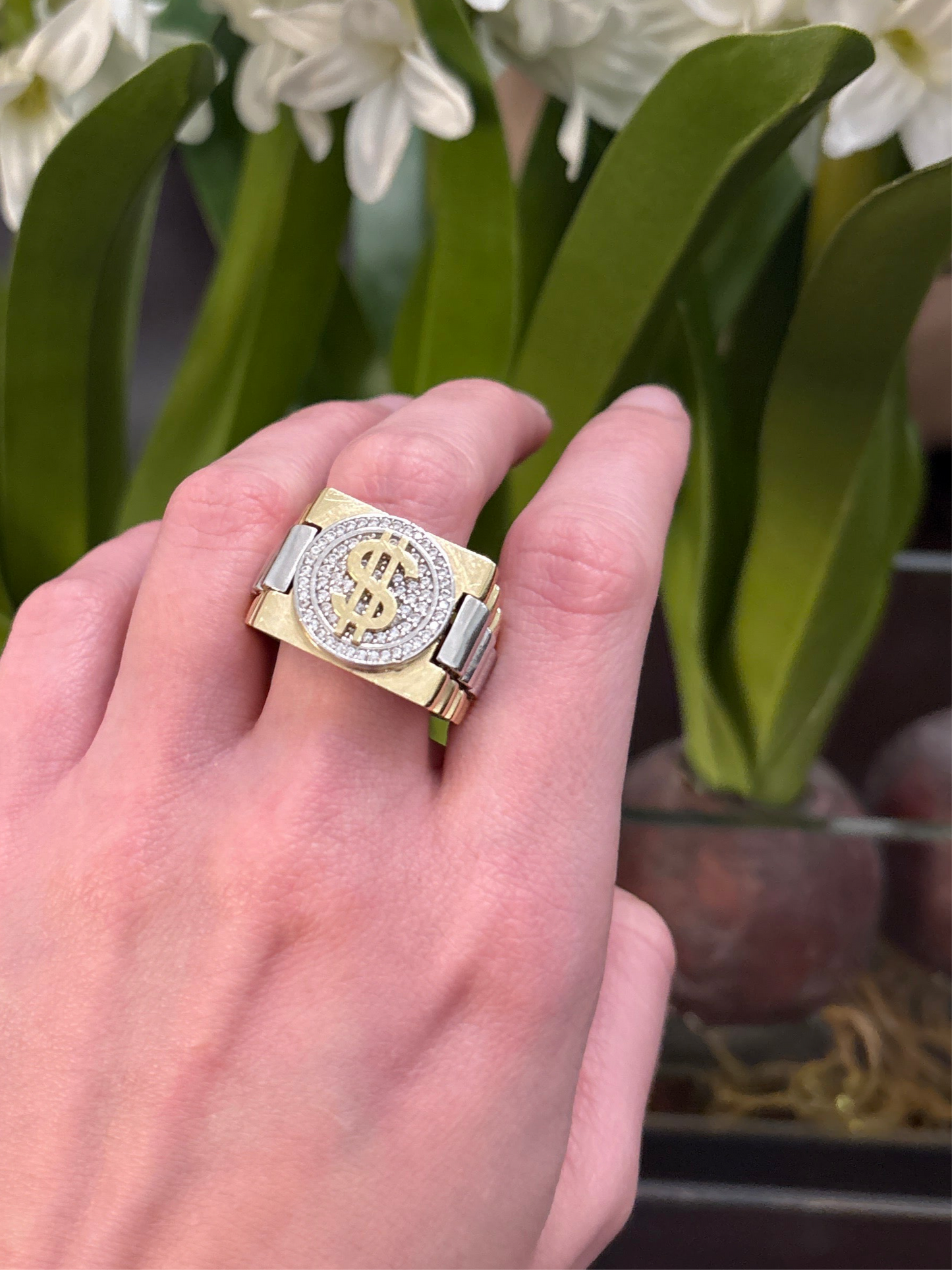 14K Money Ring