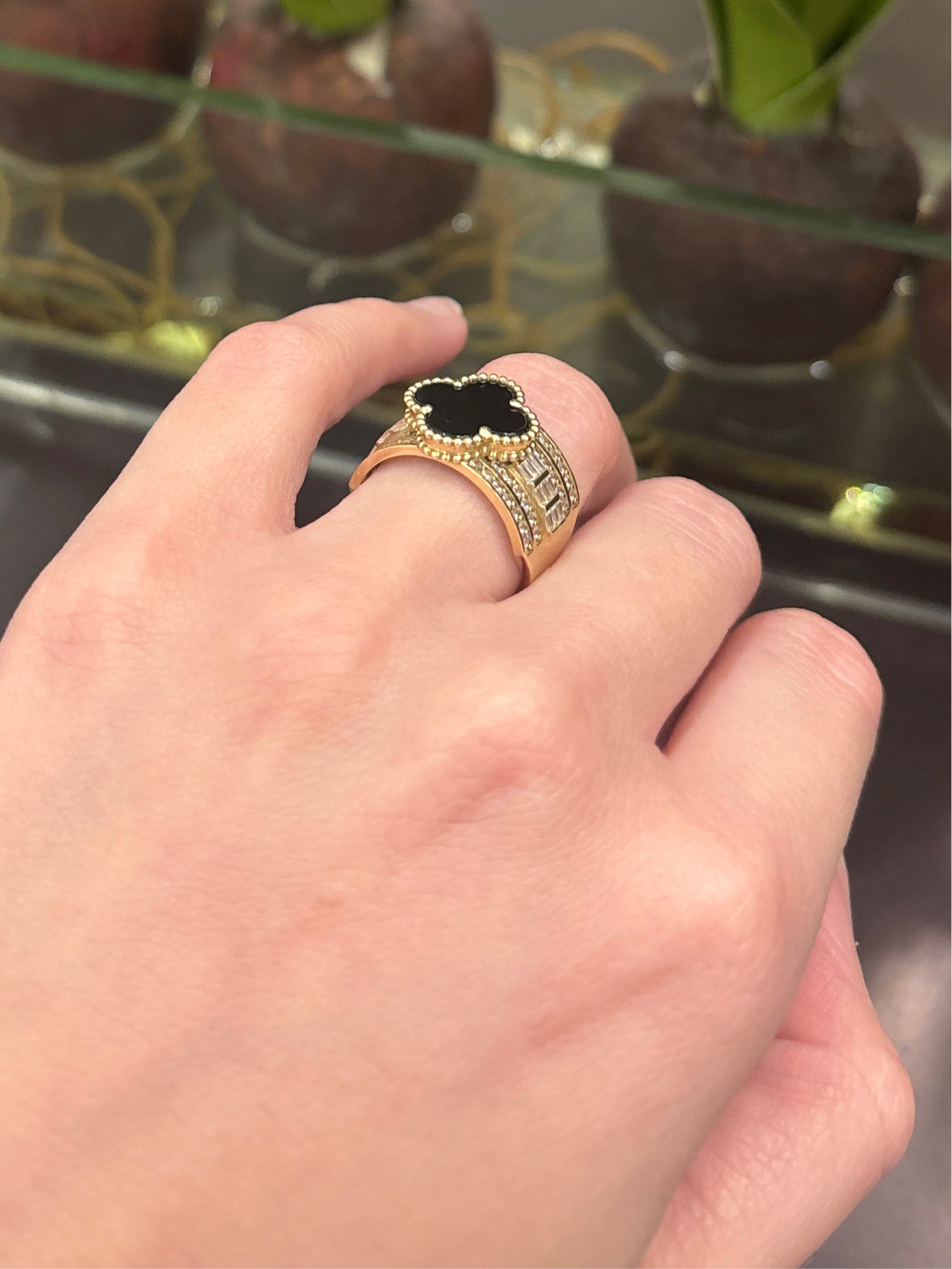 10K Flower Ring