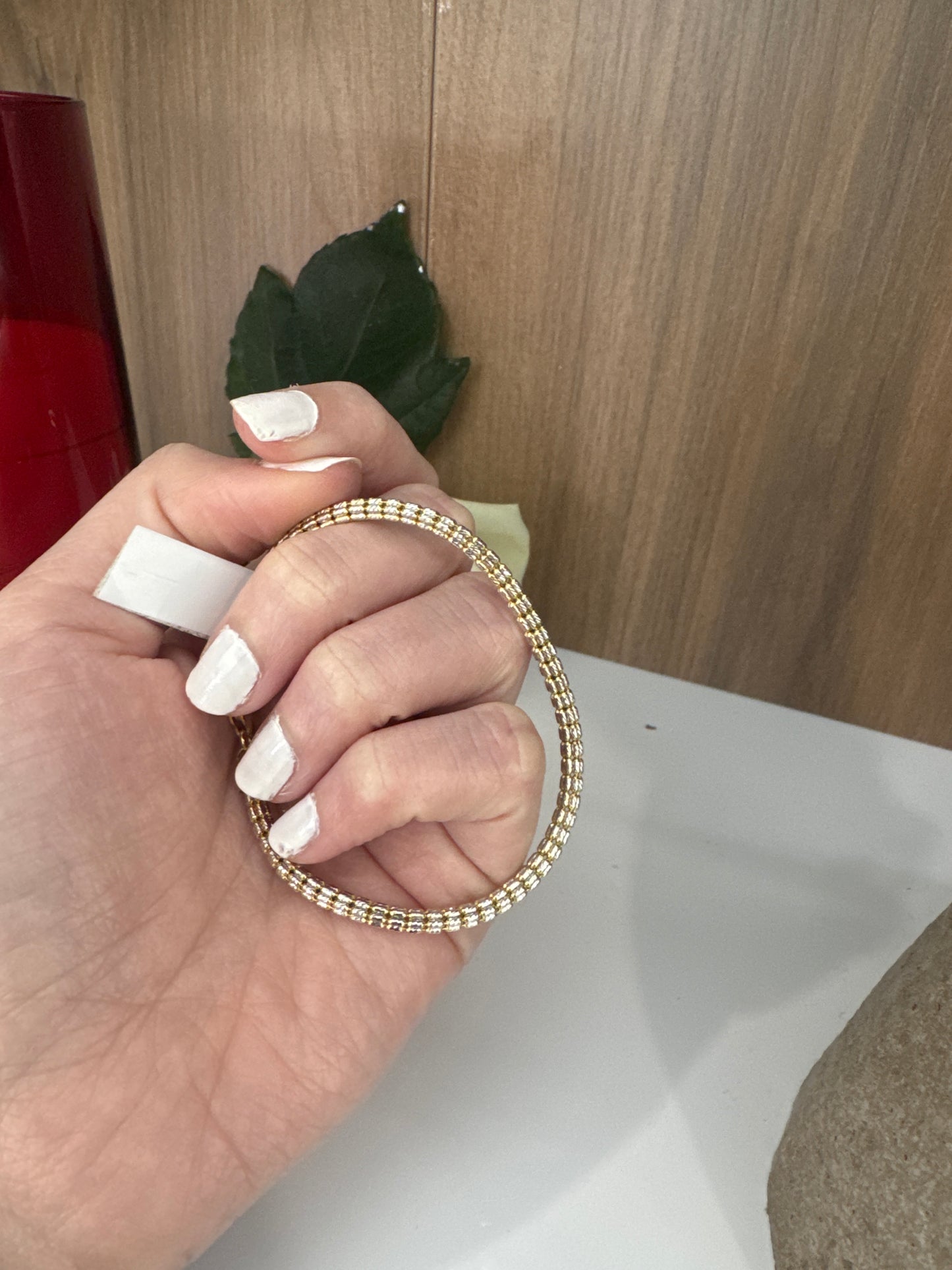 10K Moon Ice Bracelet