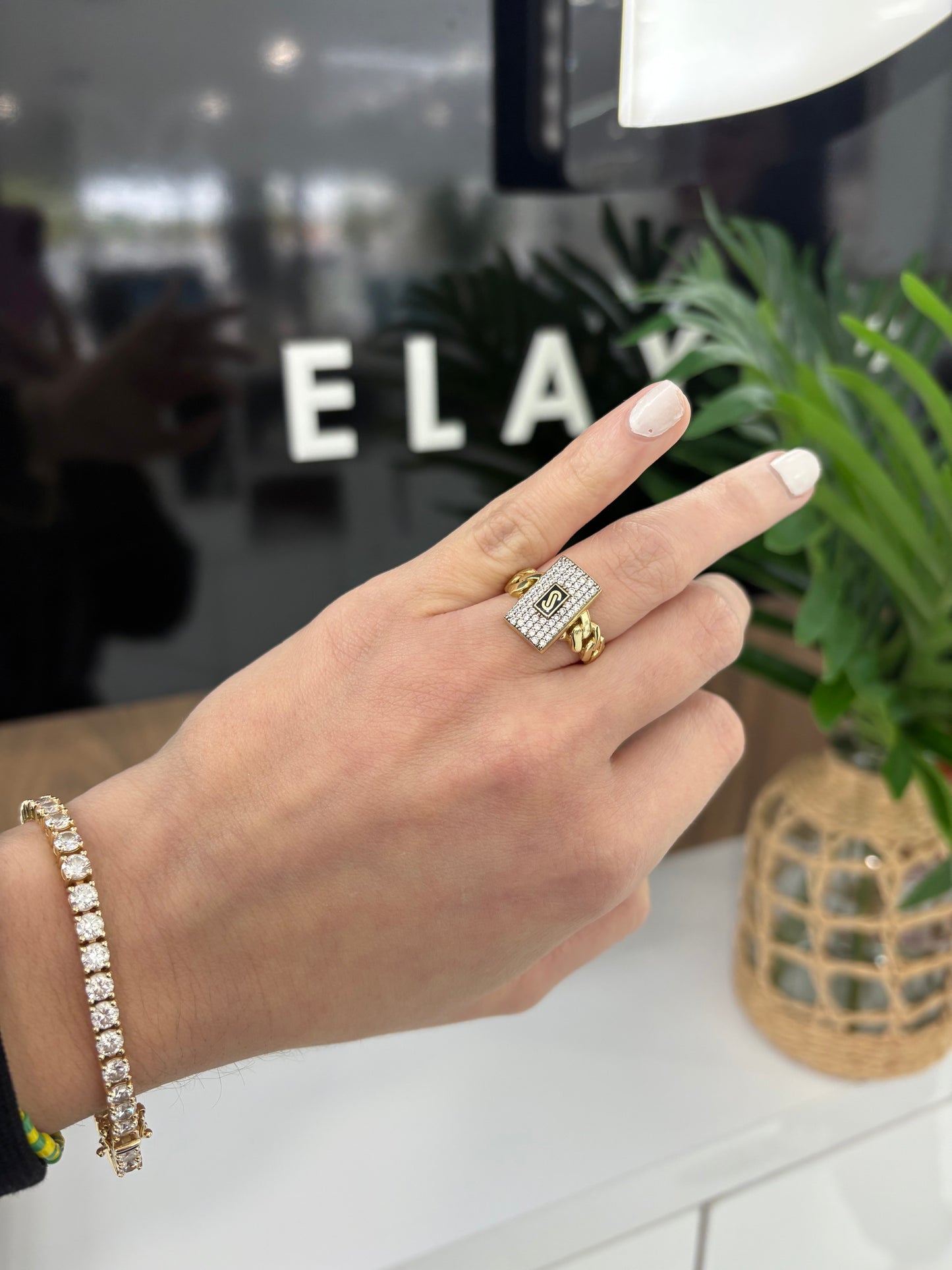 10K Monaco Ring