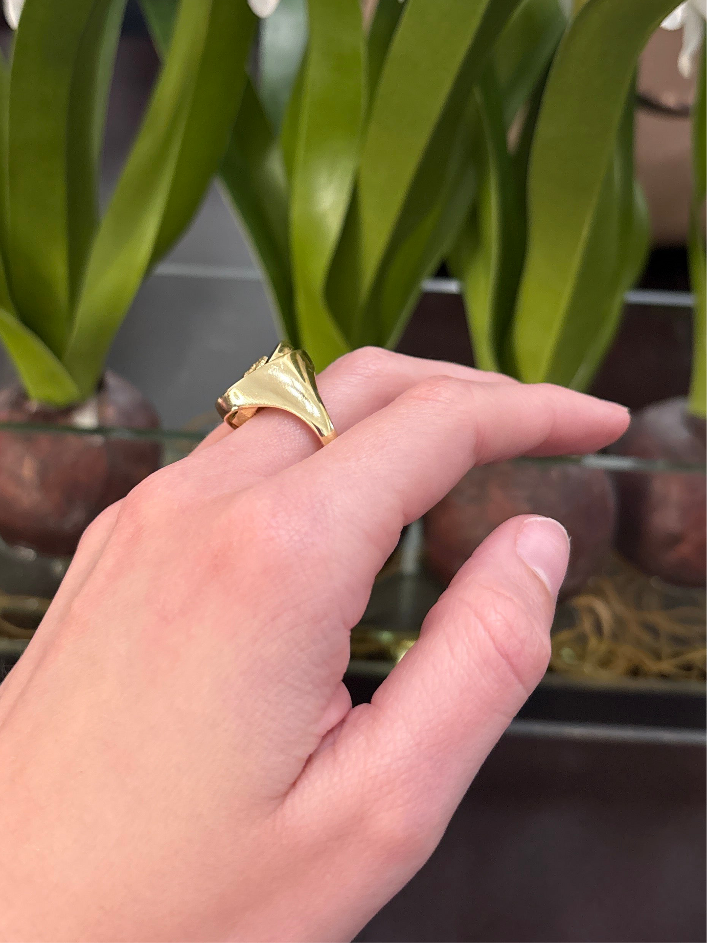 14K Lion Ring