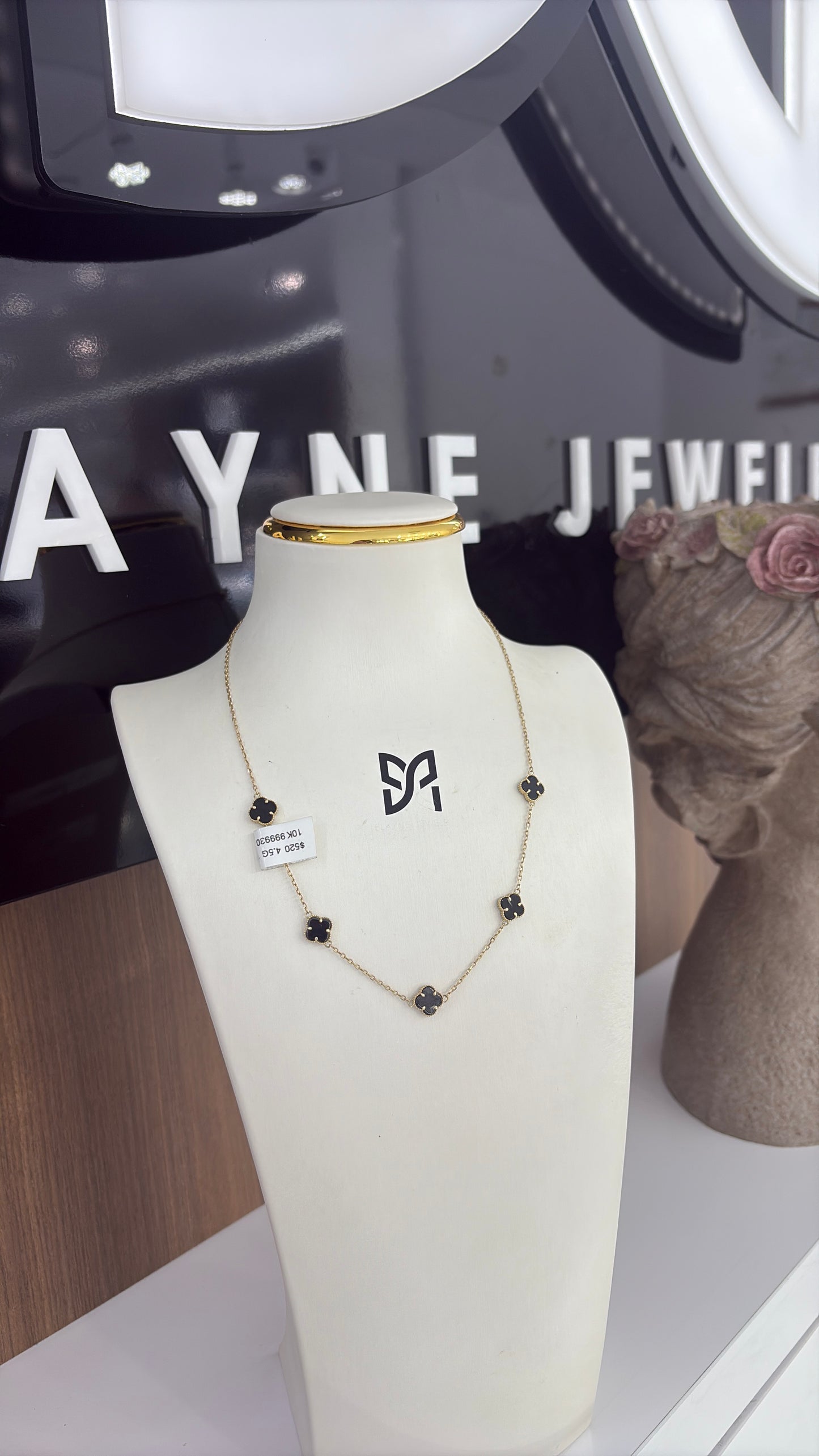 10Karat 5 Flower Chain