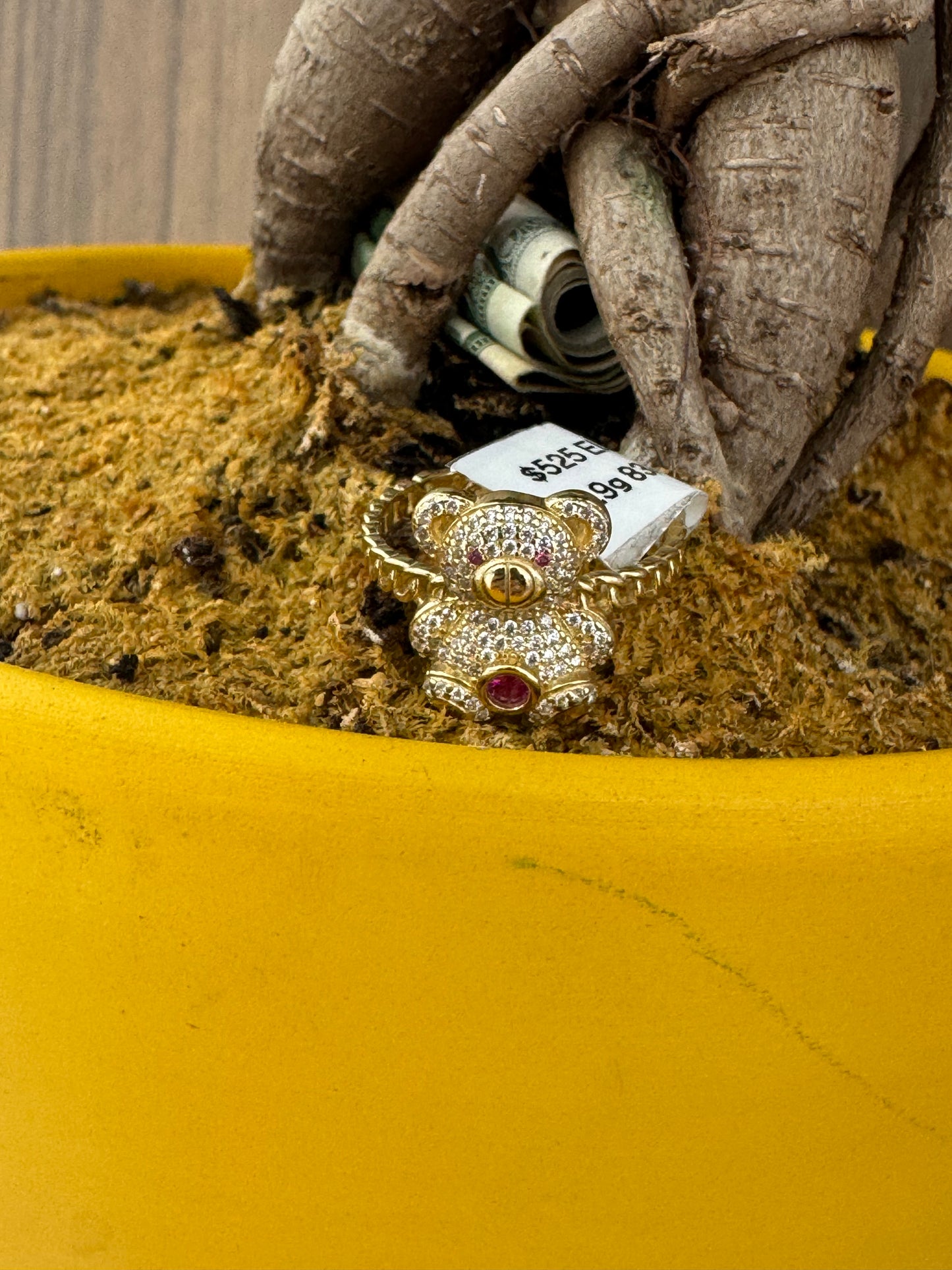 14K Bear Ring
