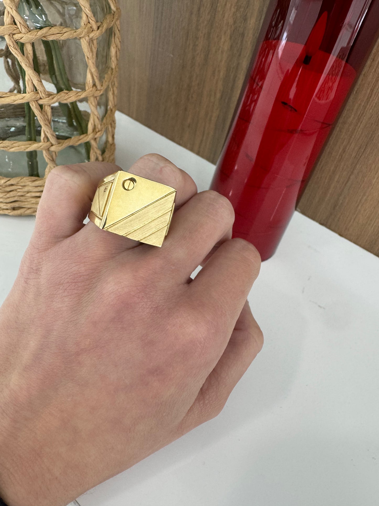10K Plain Men Ring