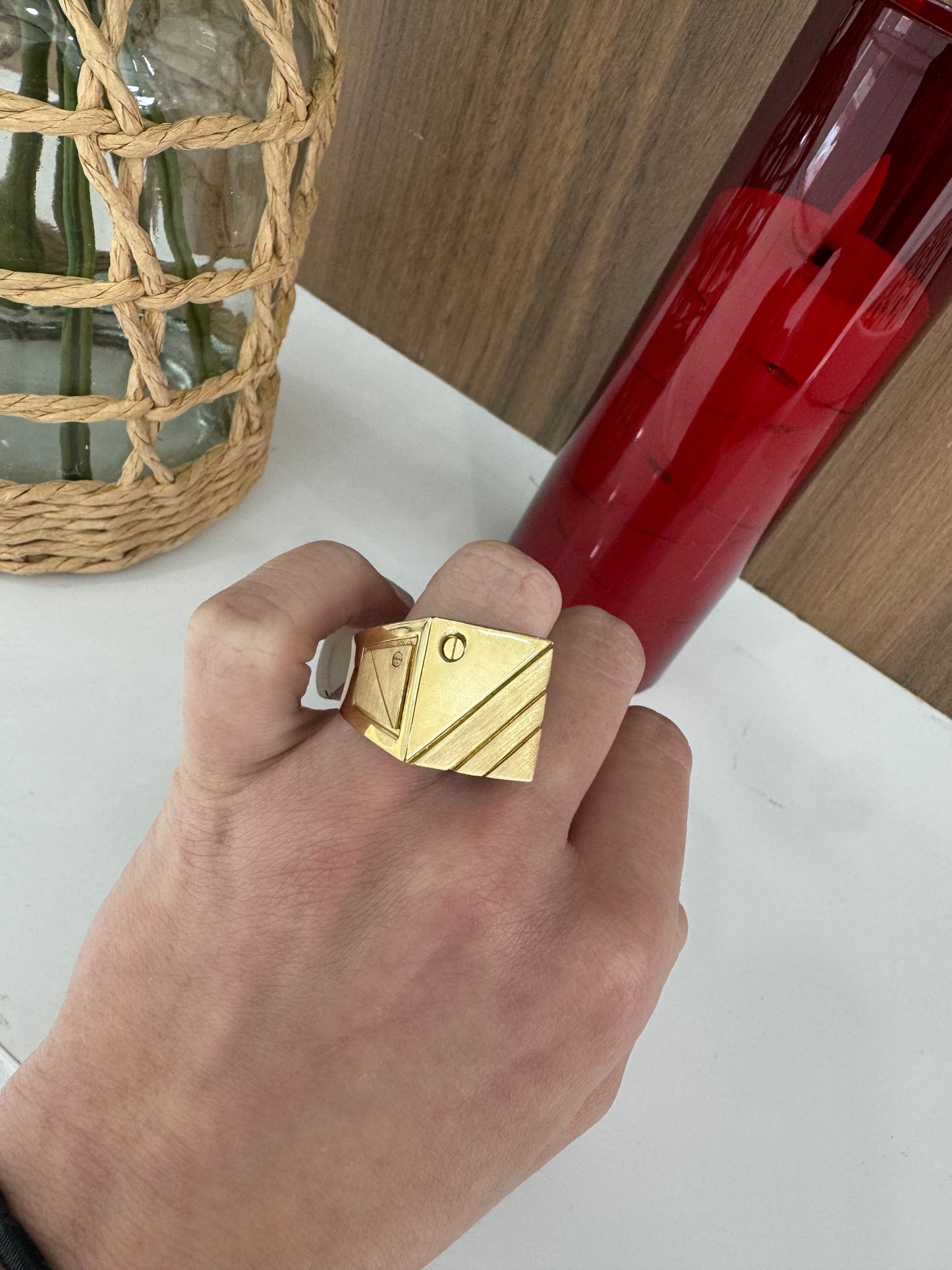 10K Plain Men Ring
