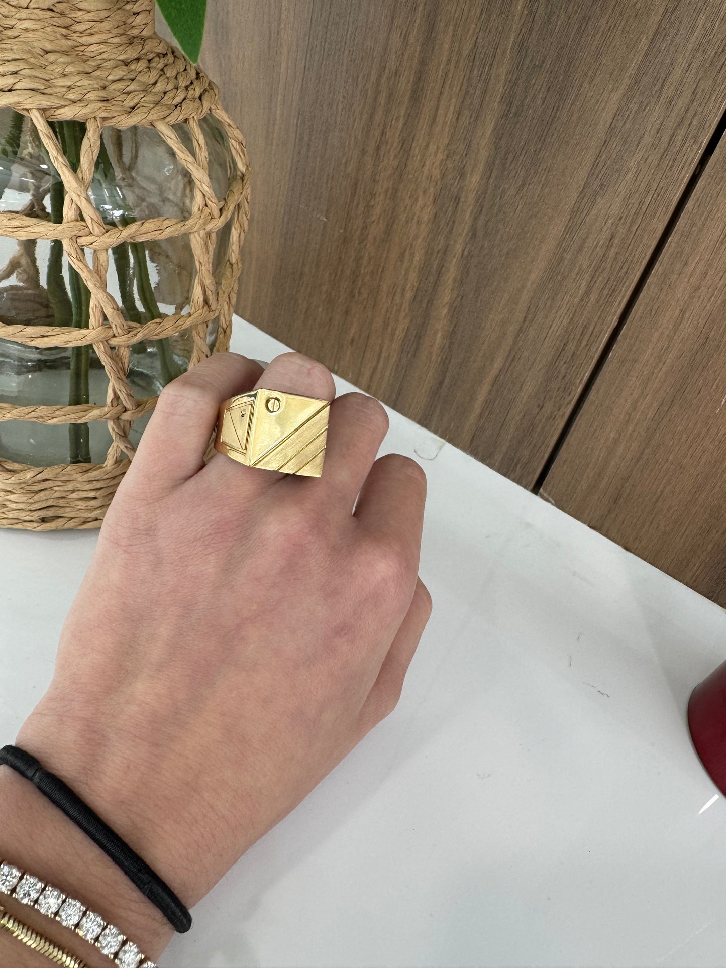 10K Plain Men Ring