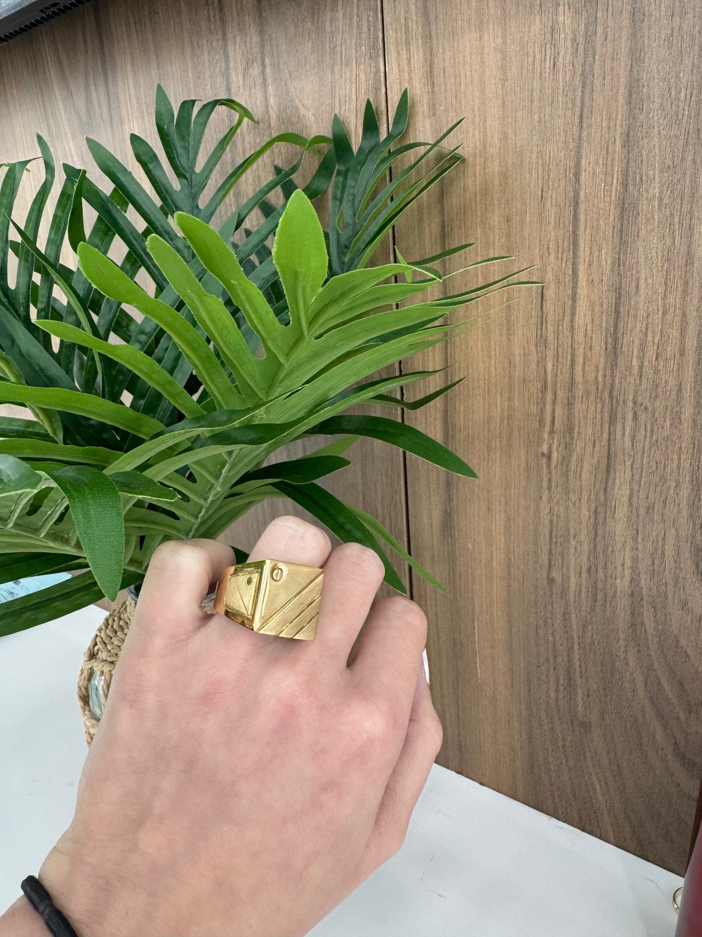 10K Plain Men Ring
