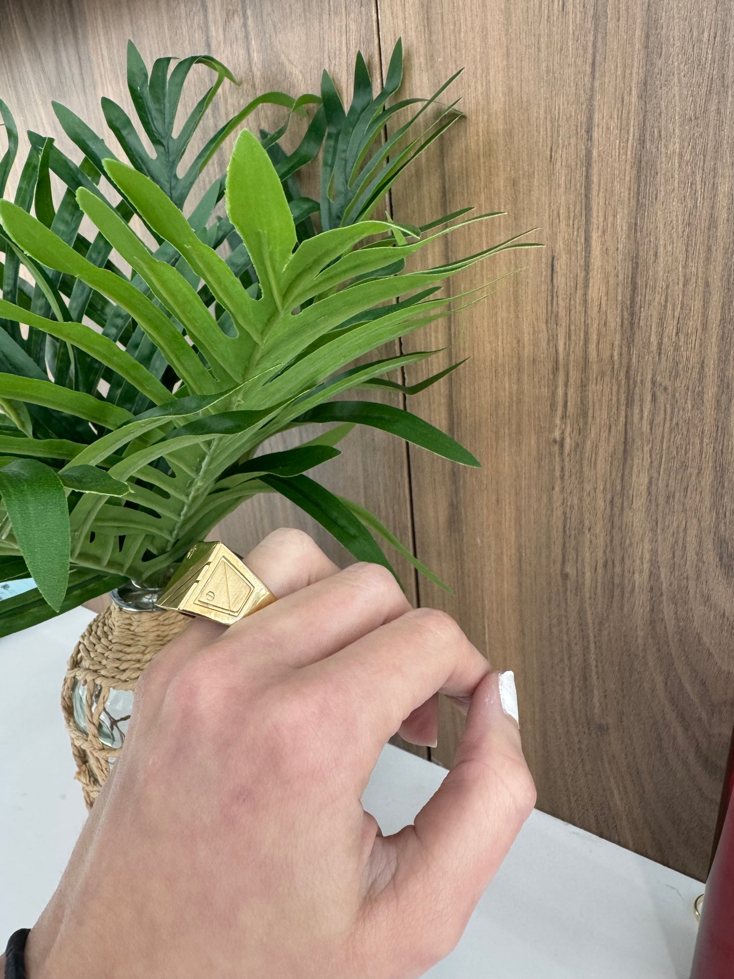 10K Plain Men Ring
