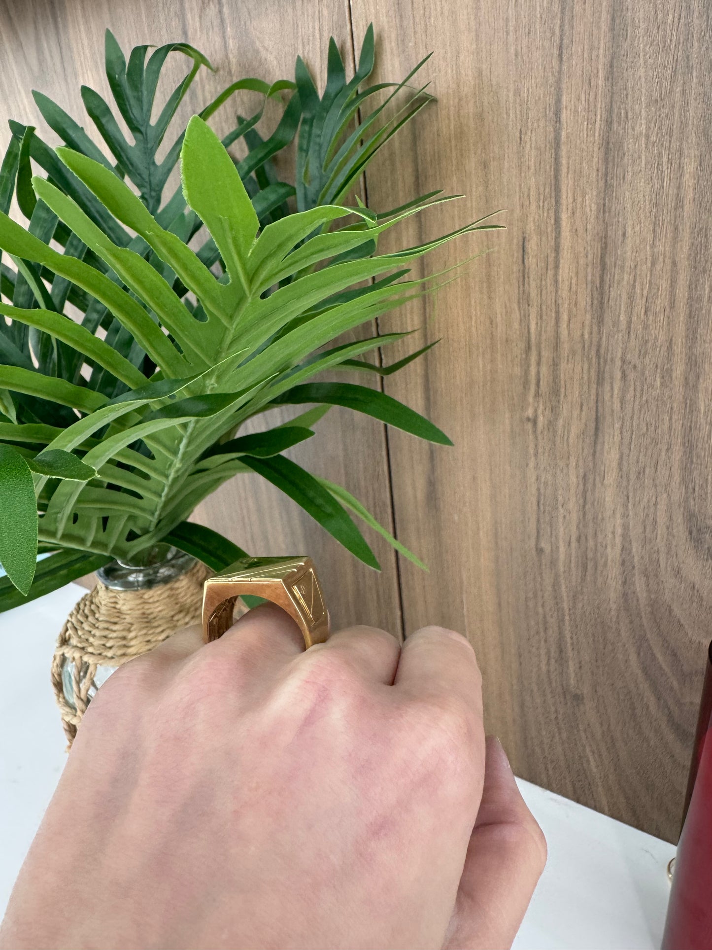 10K Plain Men Ring
