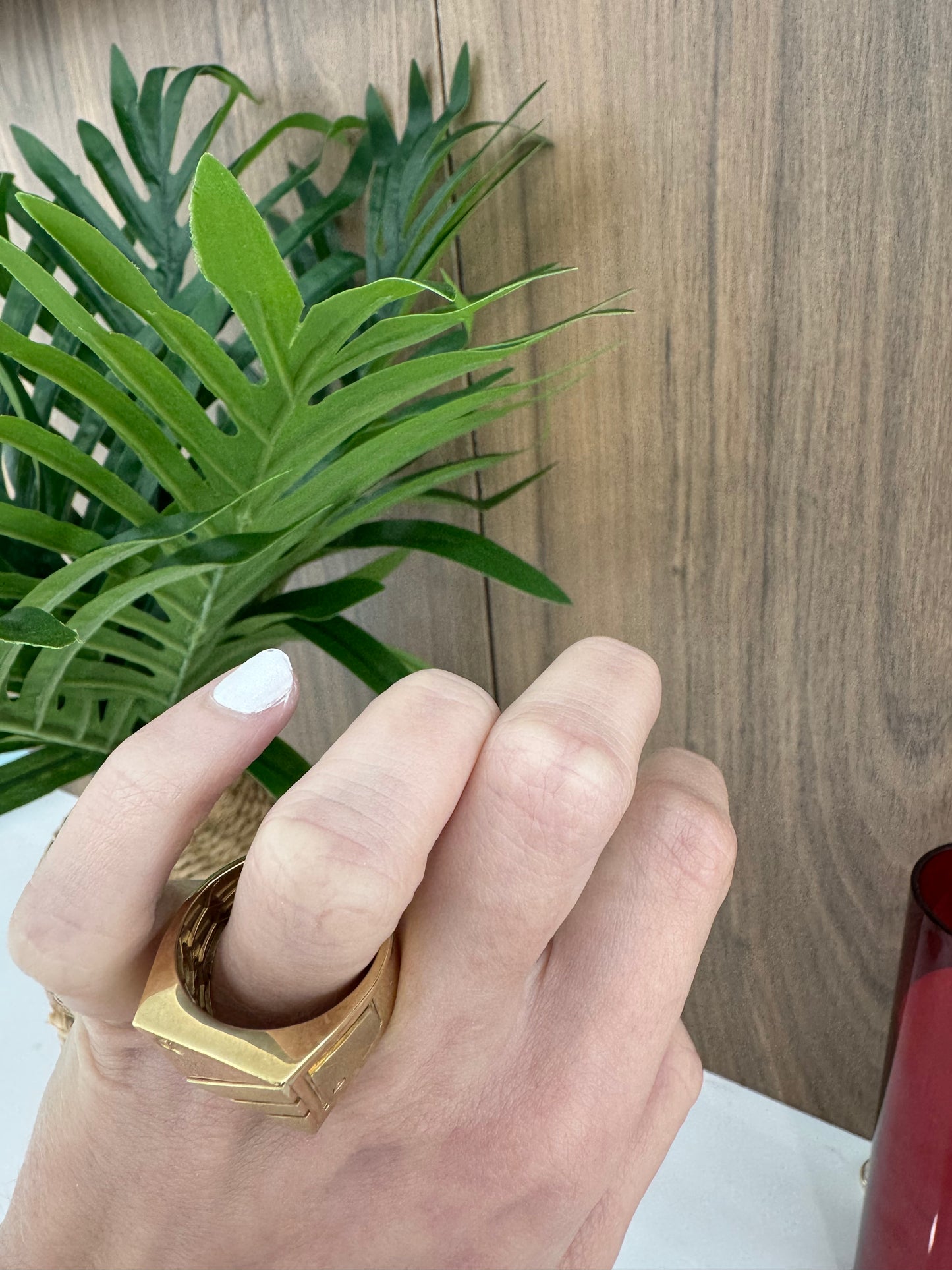 10K Plain Men Ring