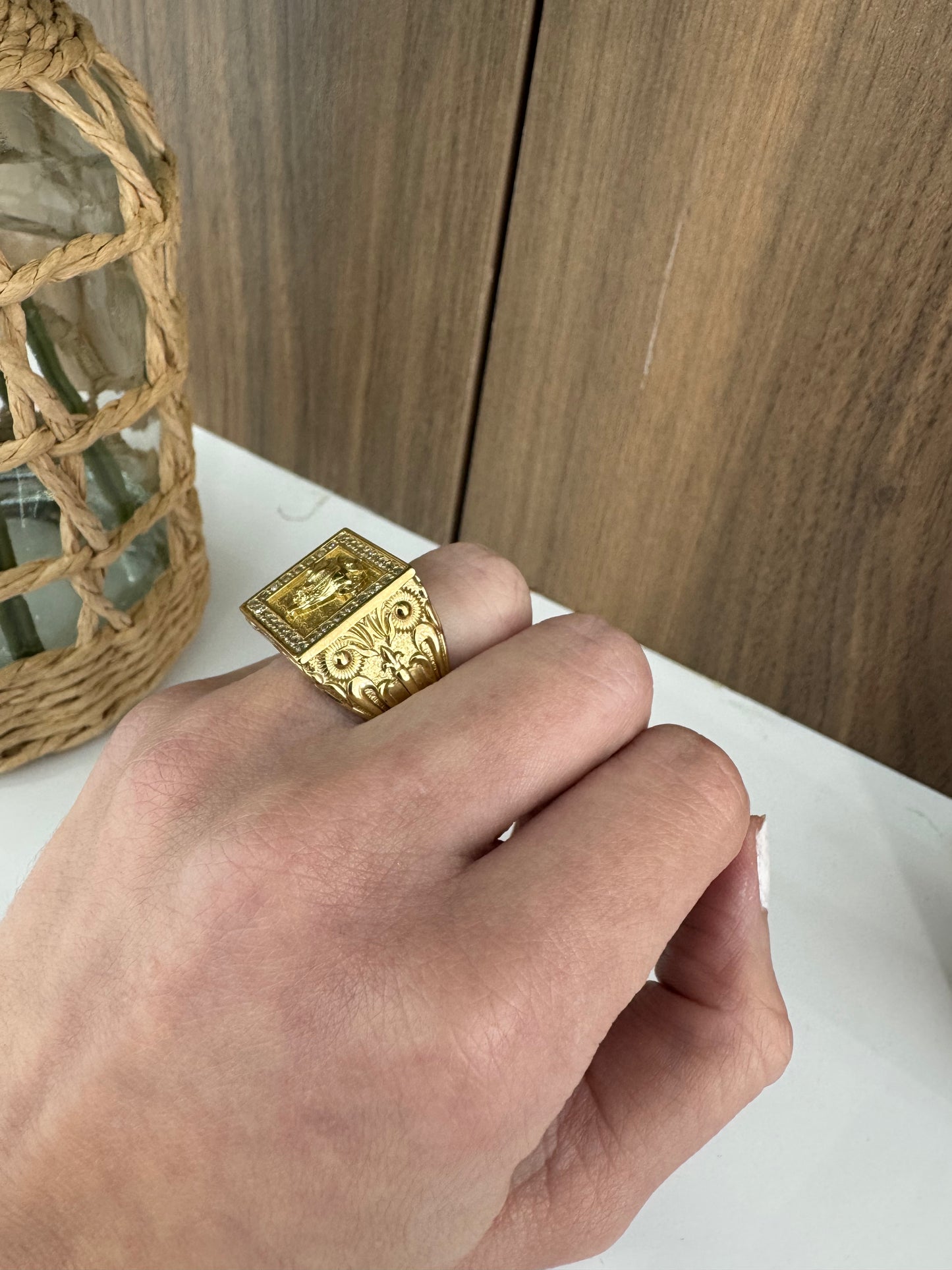 10K Virgen de la Caridad Ring