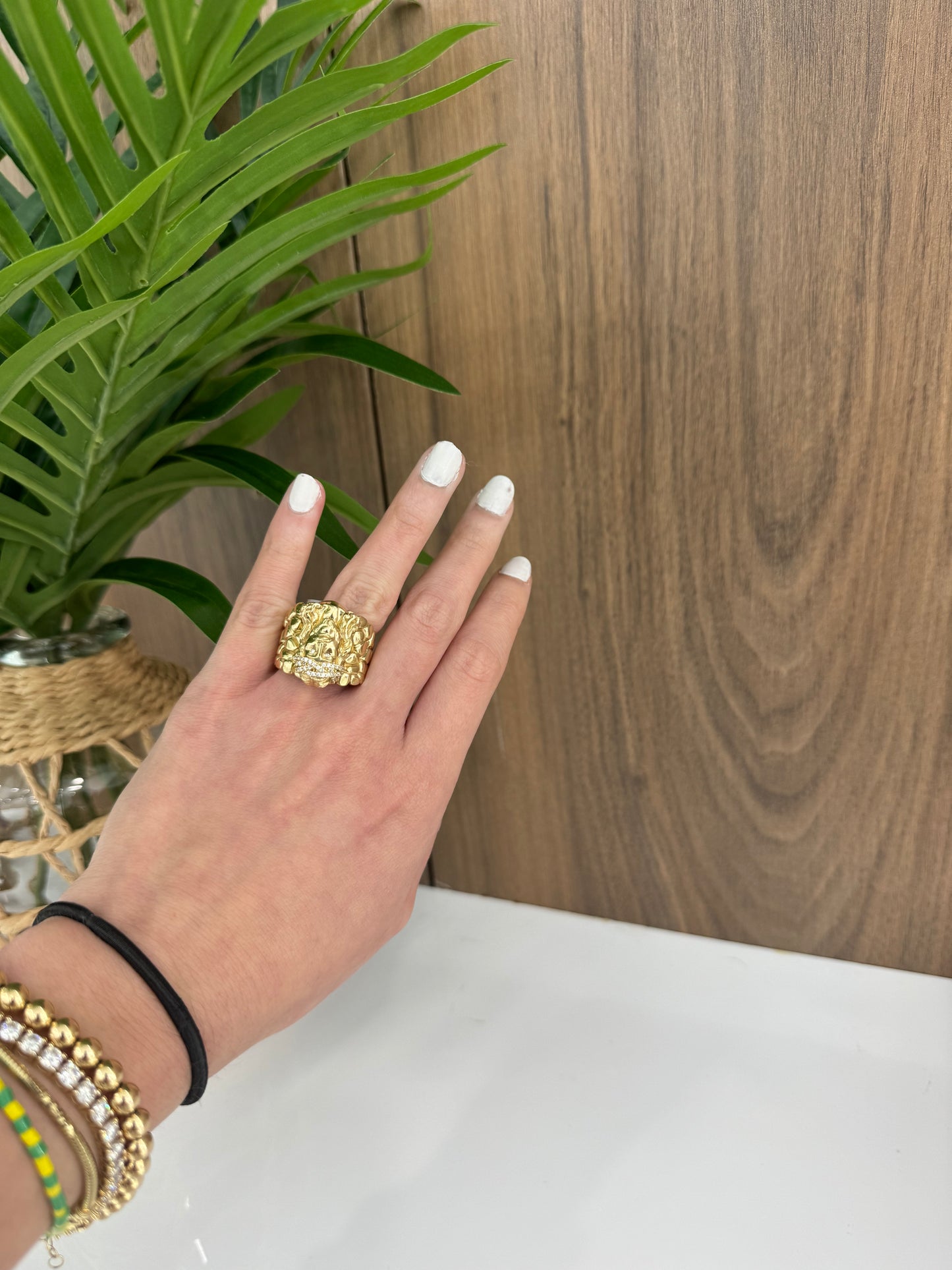 14K Jesus Ring