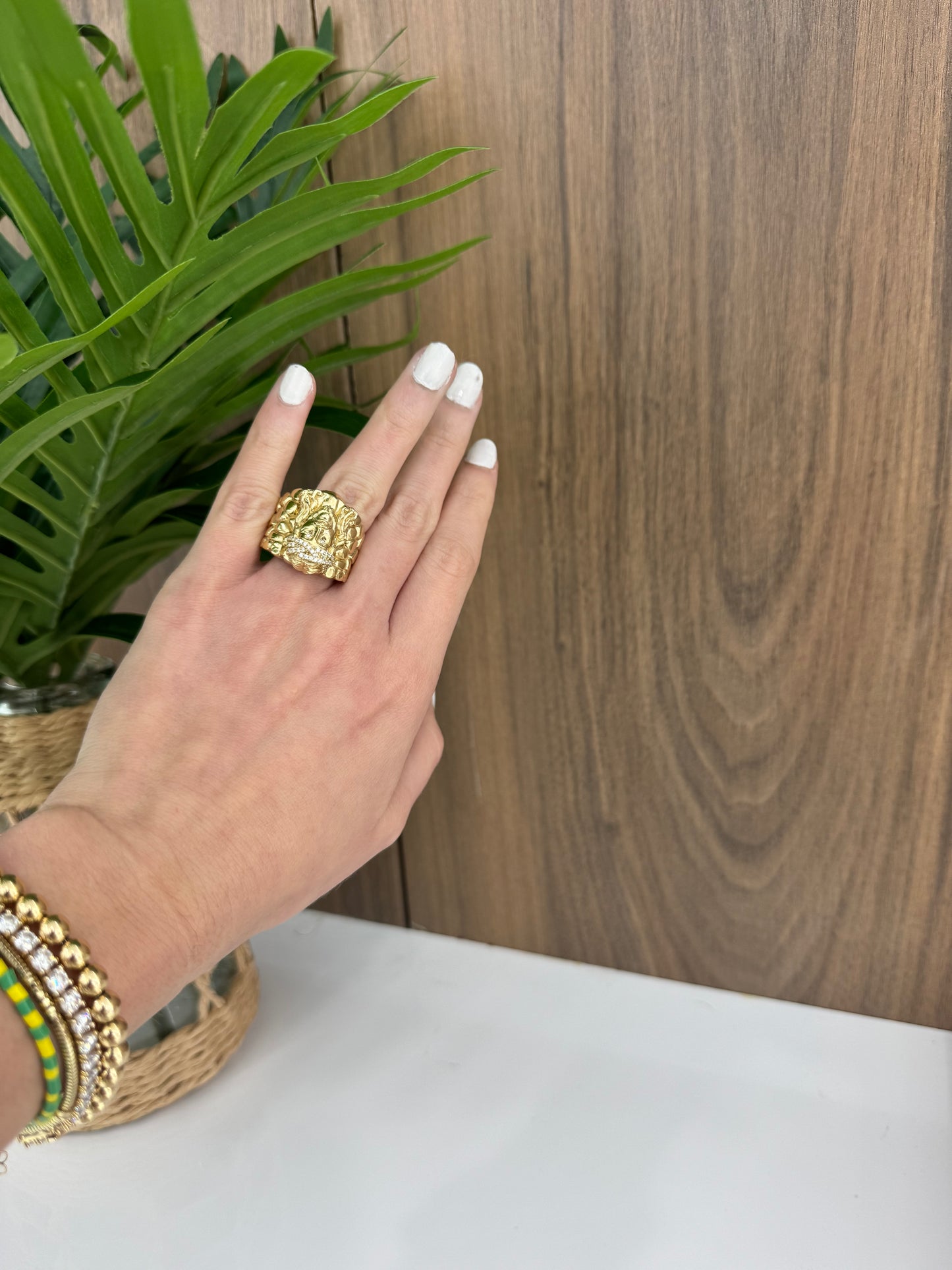 14K Jesus Ring