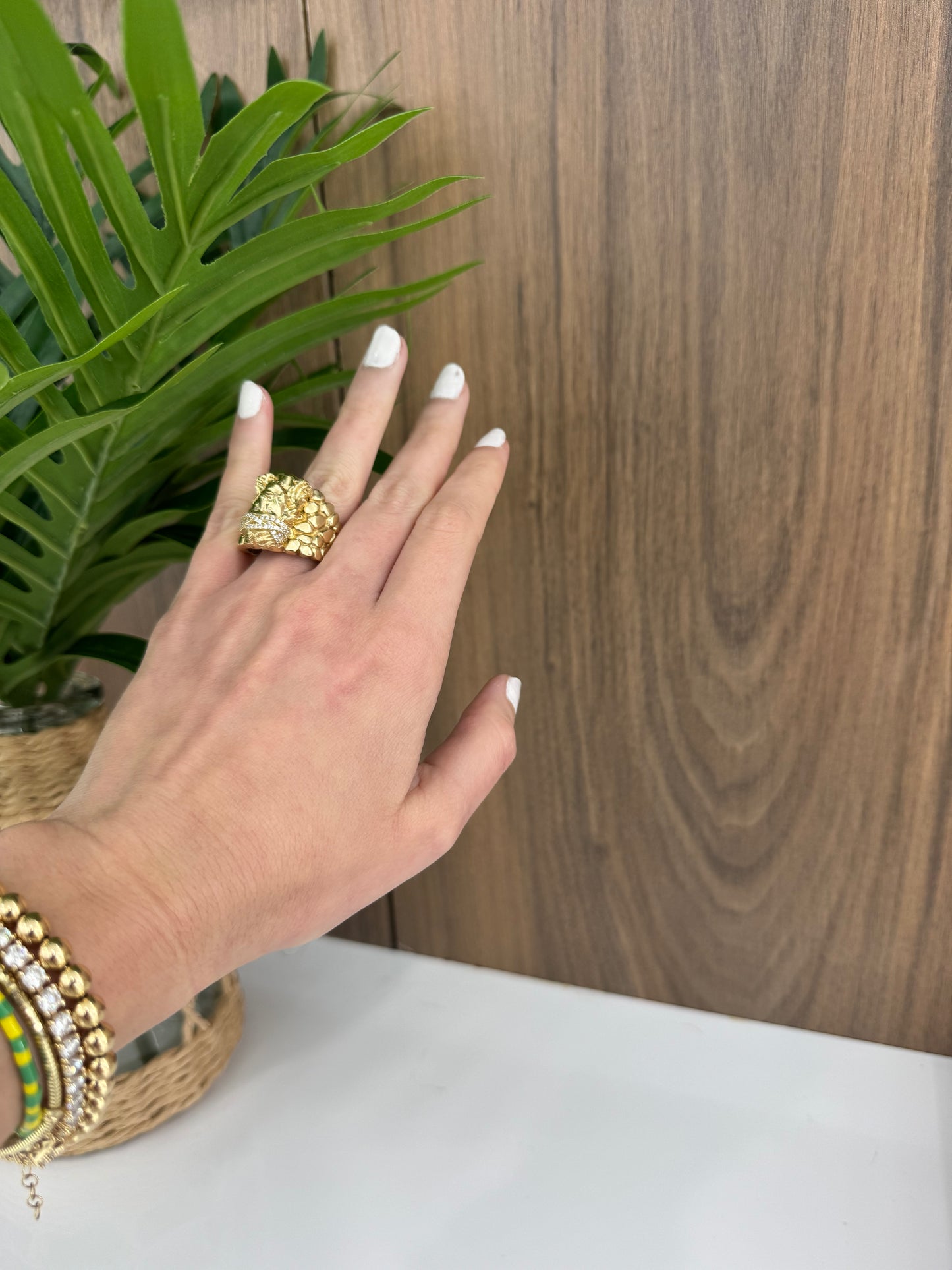 14K Jesus Ring