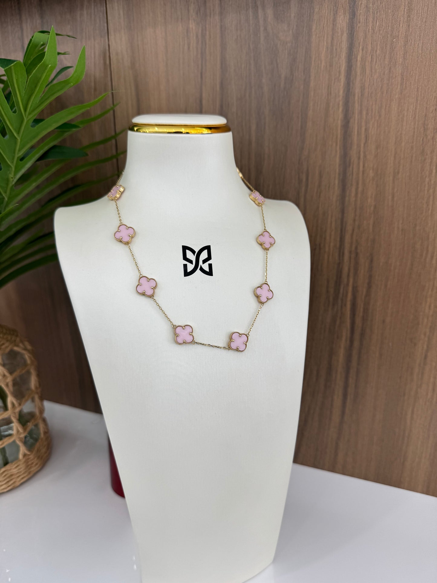 14K eleven Flower Necklace