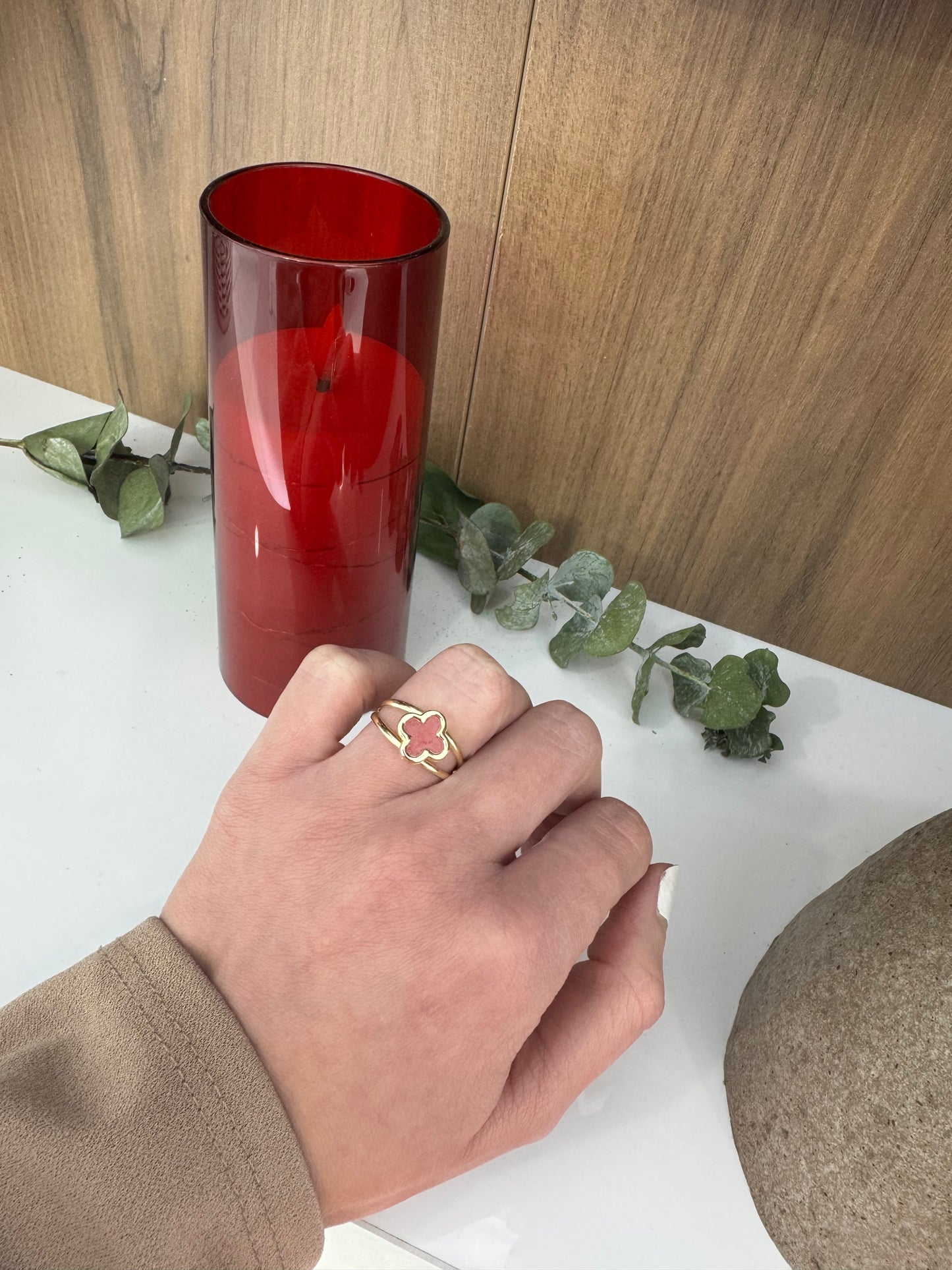 14K Flower Ring