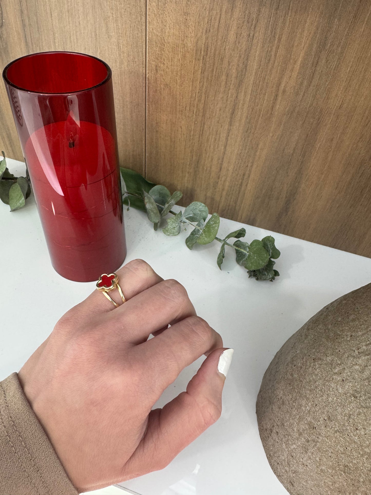 14K Flower Ring