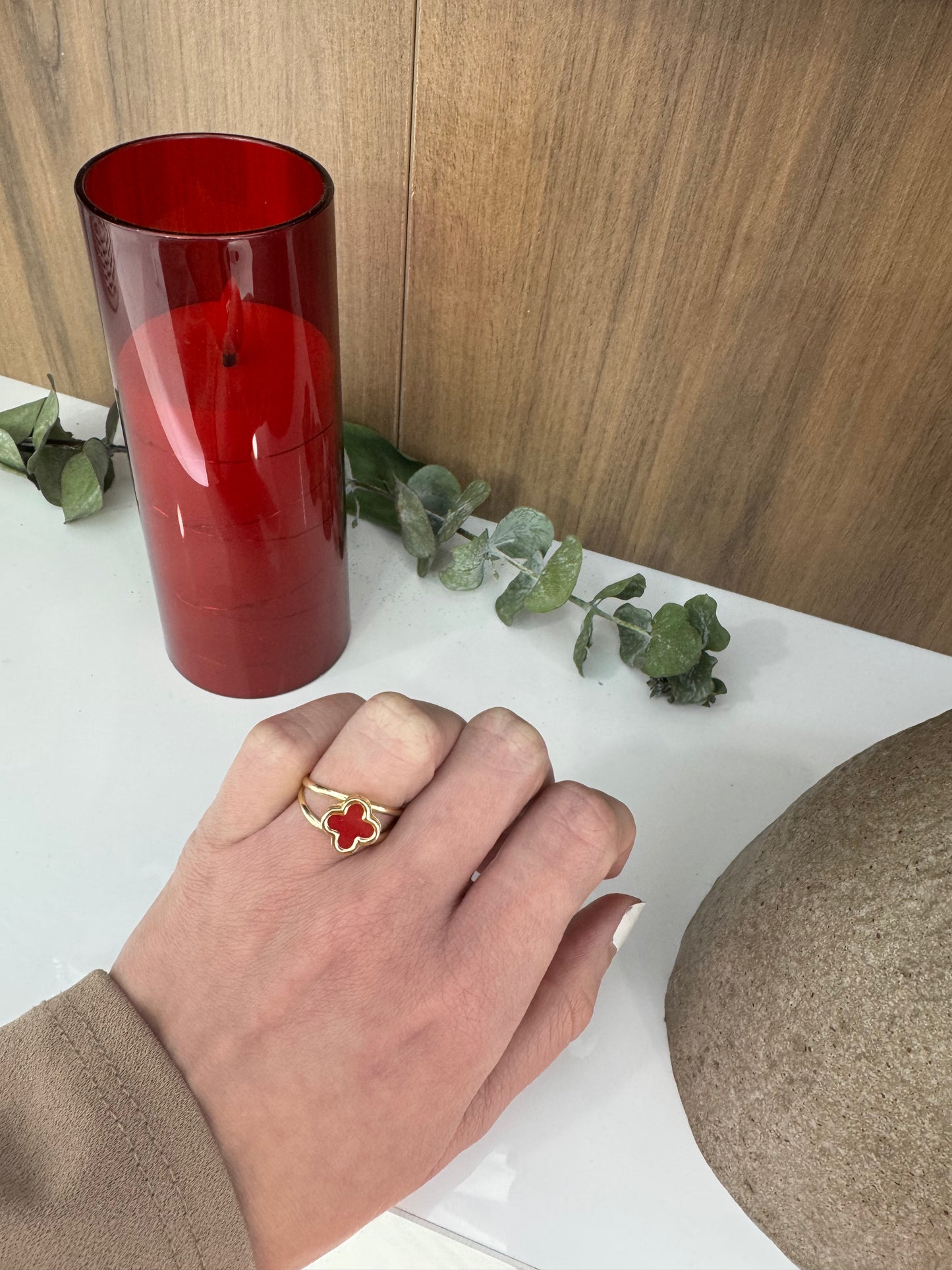 14K Flower Ring