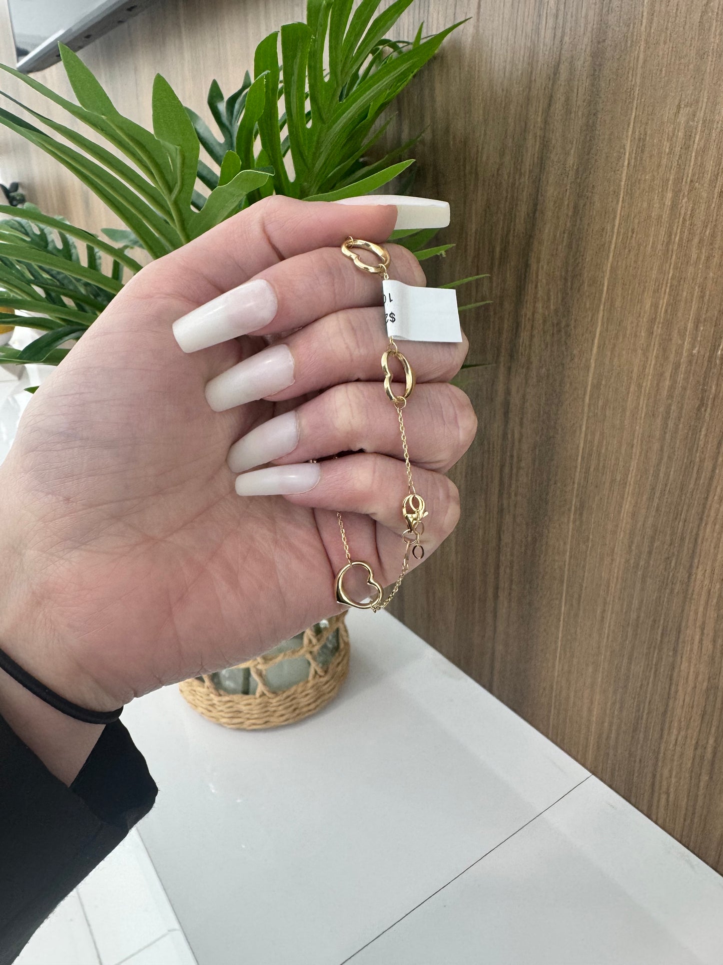 10 Karat 5 Heart bracelet