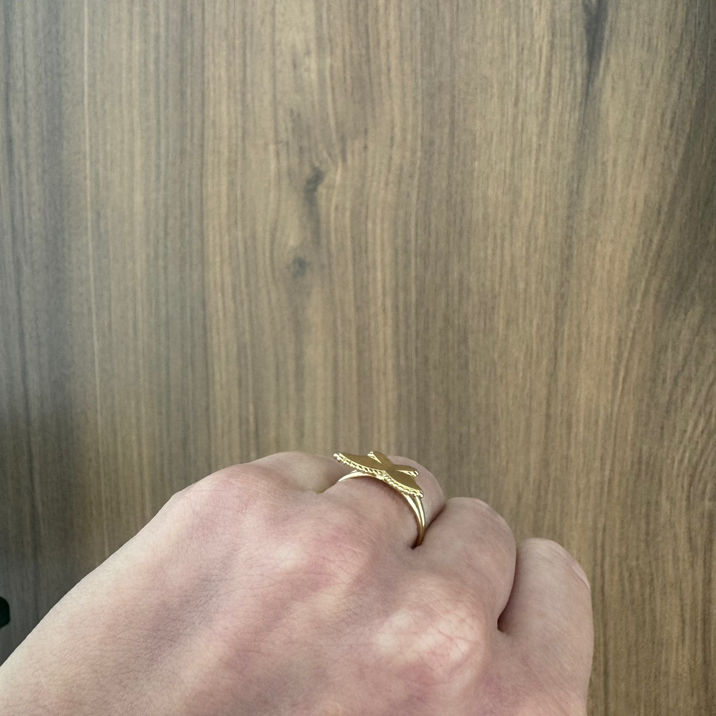 14K Butterfly Ring