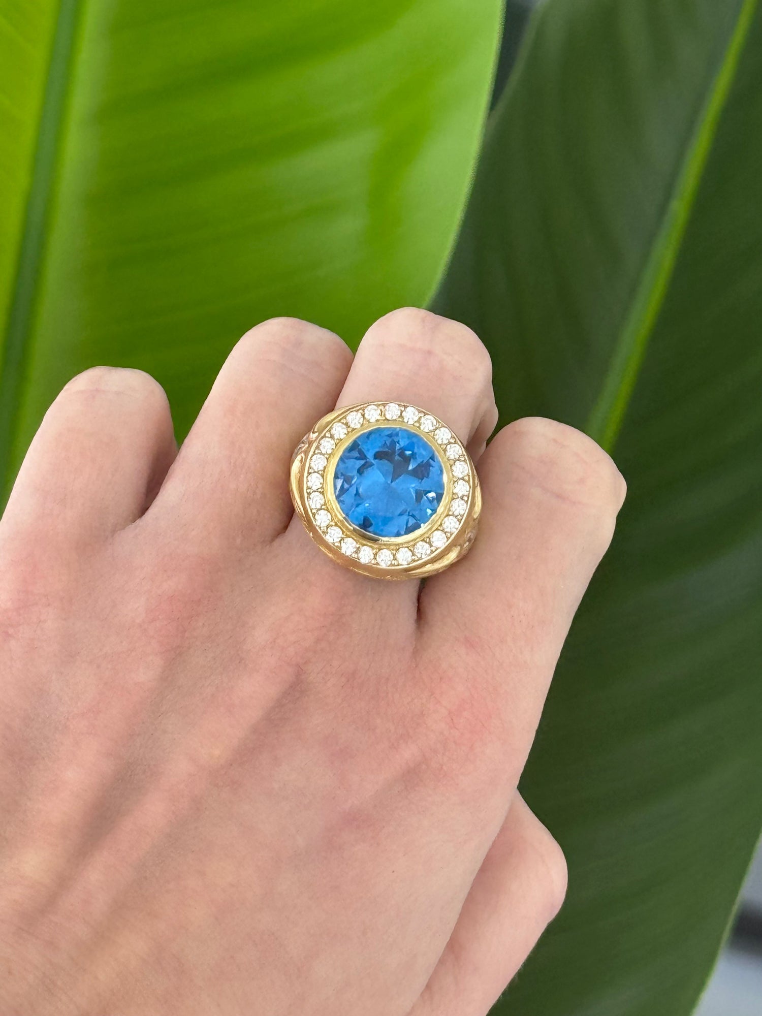 10K MEN RING