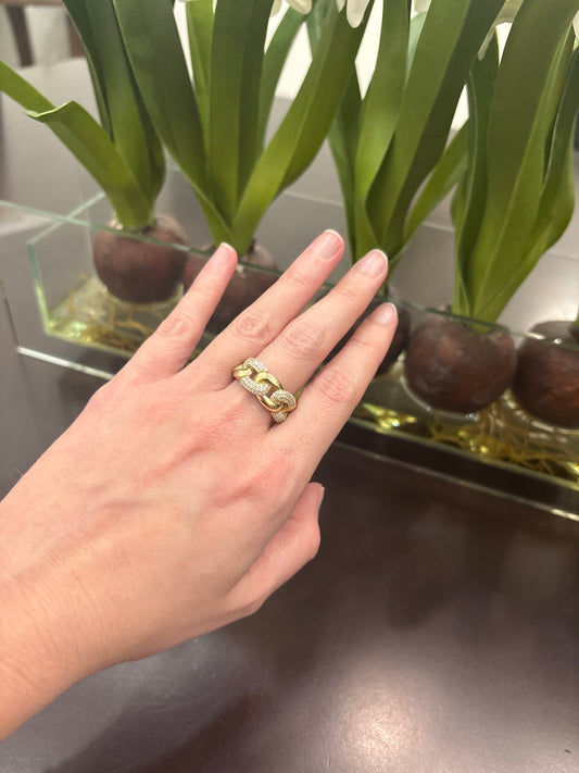 10K Cuban Link Ring