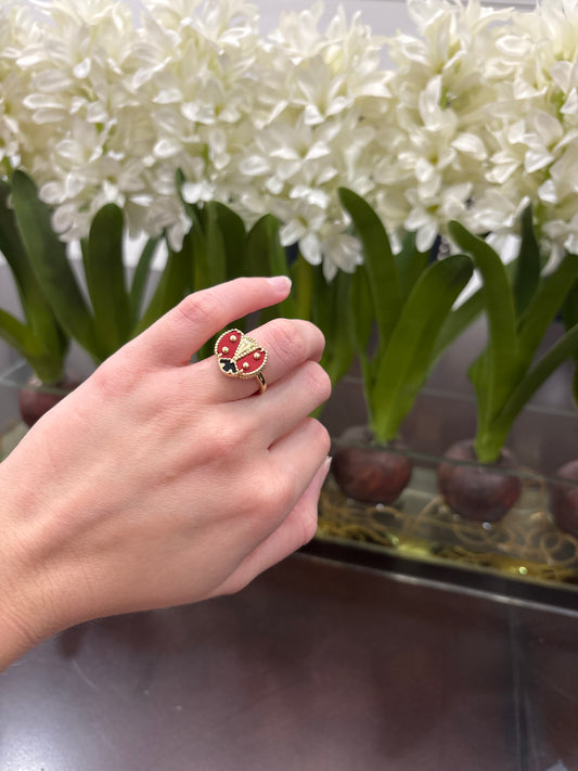 14K Butterfly Ring