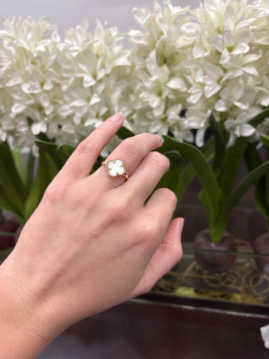 14K Flower Ring