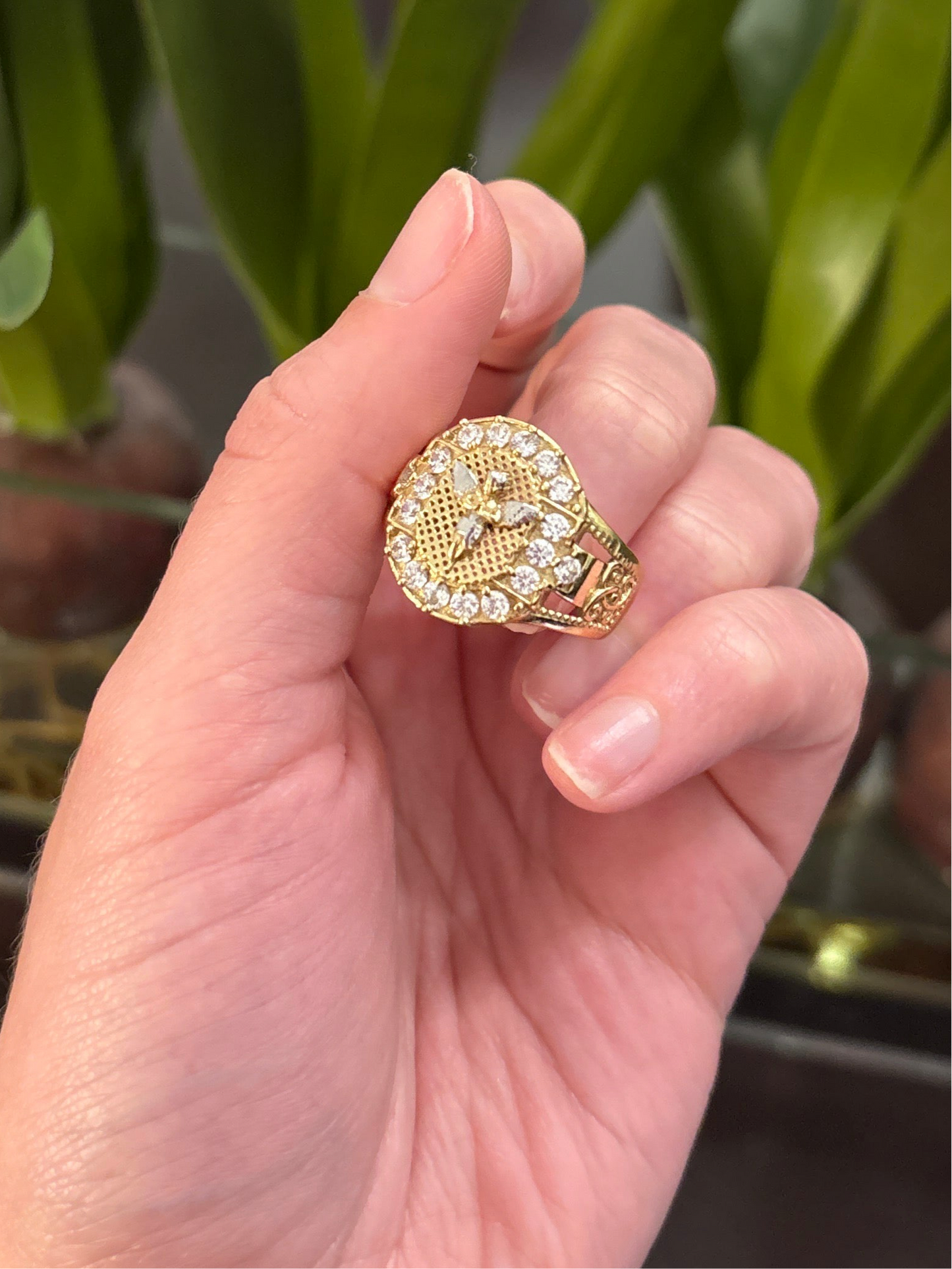 14K Angel Ring