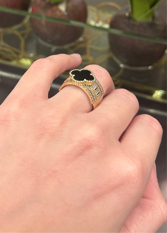 10K Flower Ring