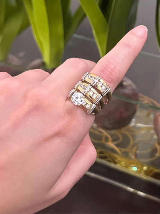 14K Trio Engagement Rings