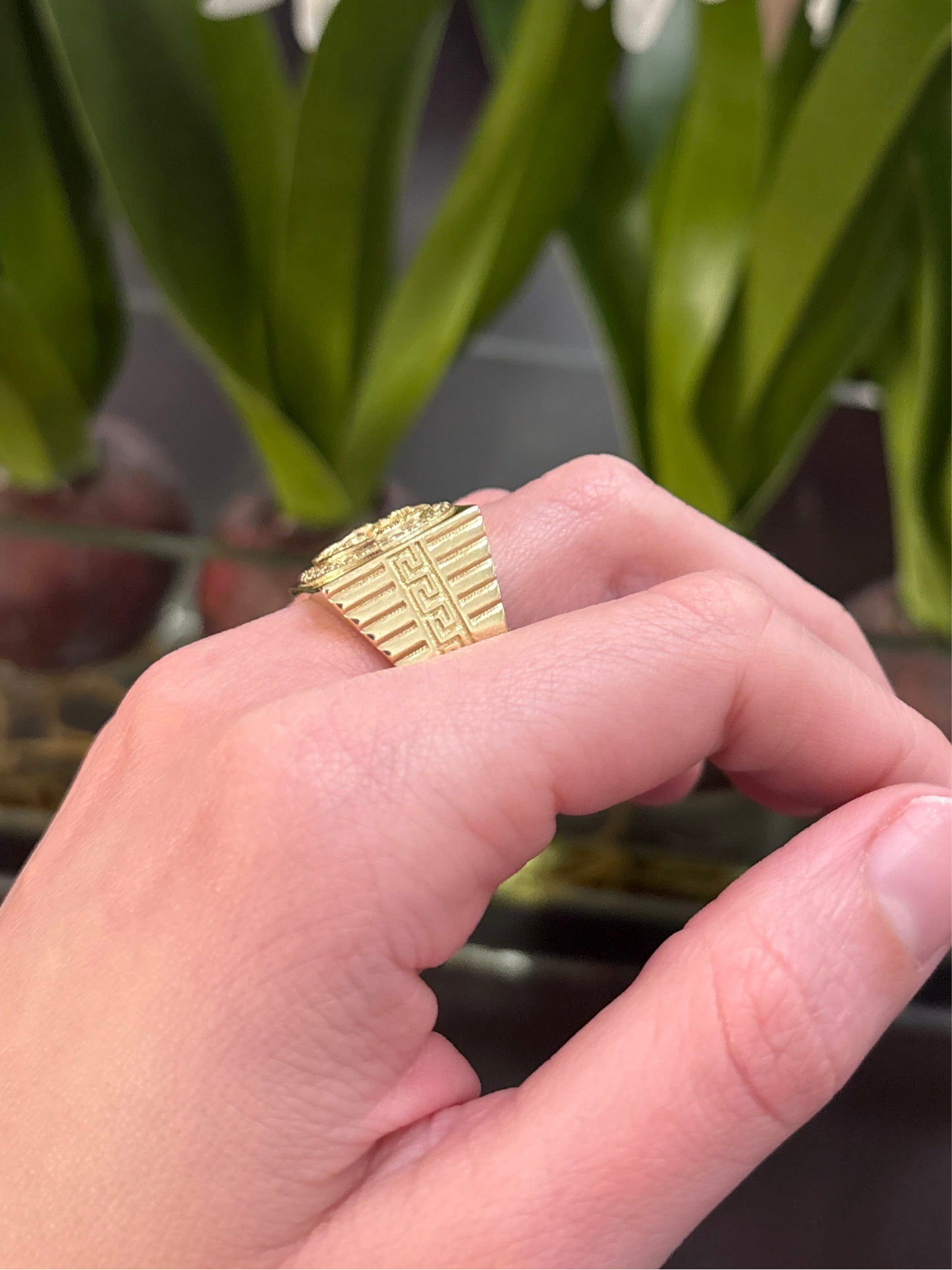 14K Centenario Ring