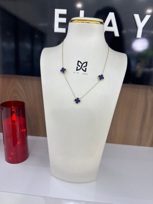 14K 3 Flower Chain